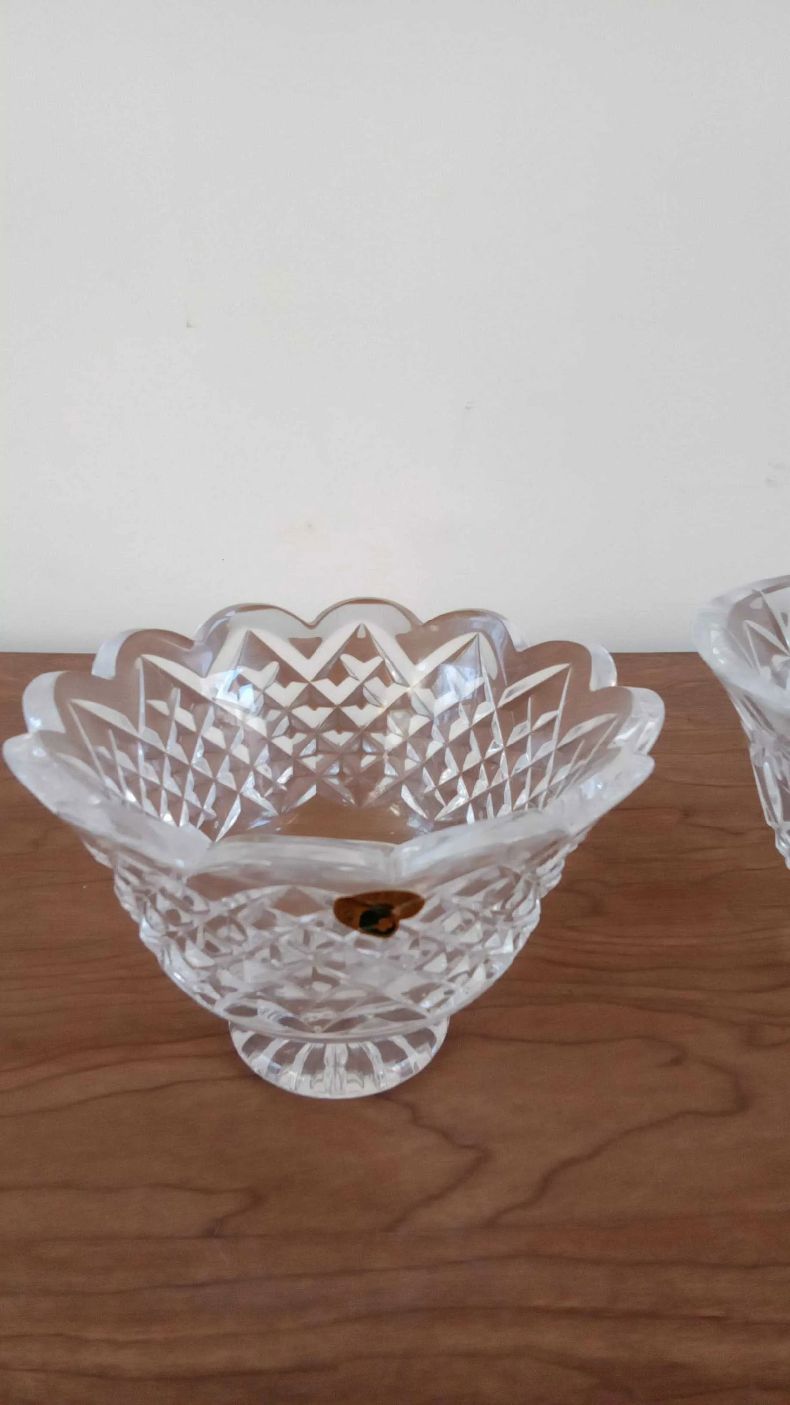 Vintage Waterford Crystal Set With Original Boxes & Labels - O'Mara 10" Bowl, Waterville Pitcher & F - 9