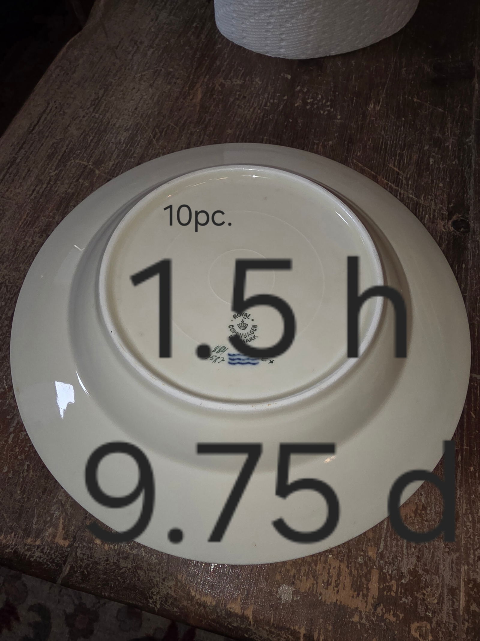 Royal Copenhagen Quaking Grass Pattern Bowls Ten - 4