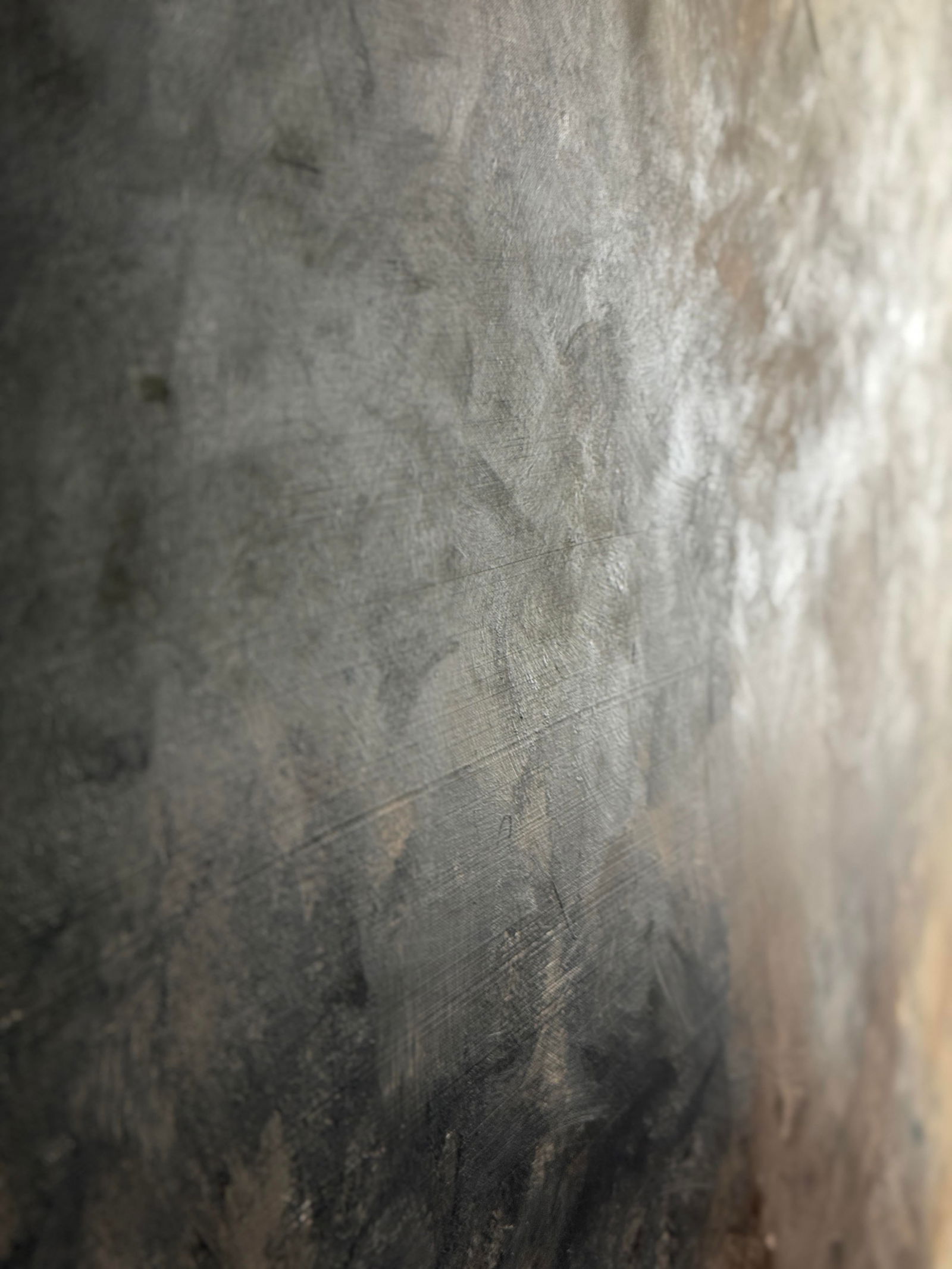 Oversized Large Original Abstract Acrylic Painting on Canvas With Moody Stormy Neutral Palette - 7