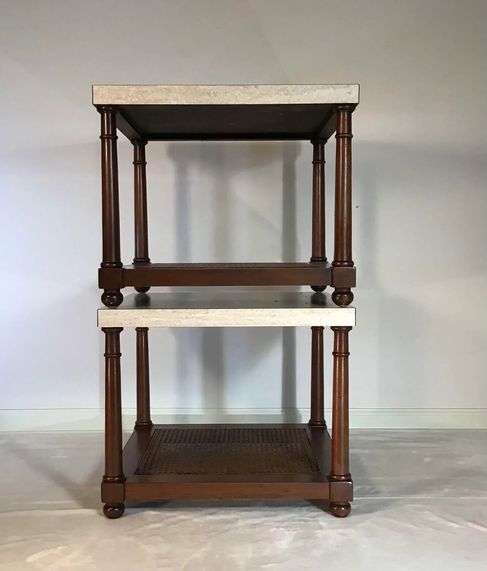 1960s John Stuart Inc. Grand Rapids New York End Tables - a Pair - 4