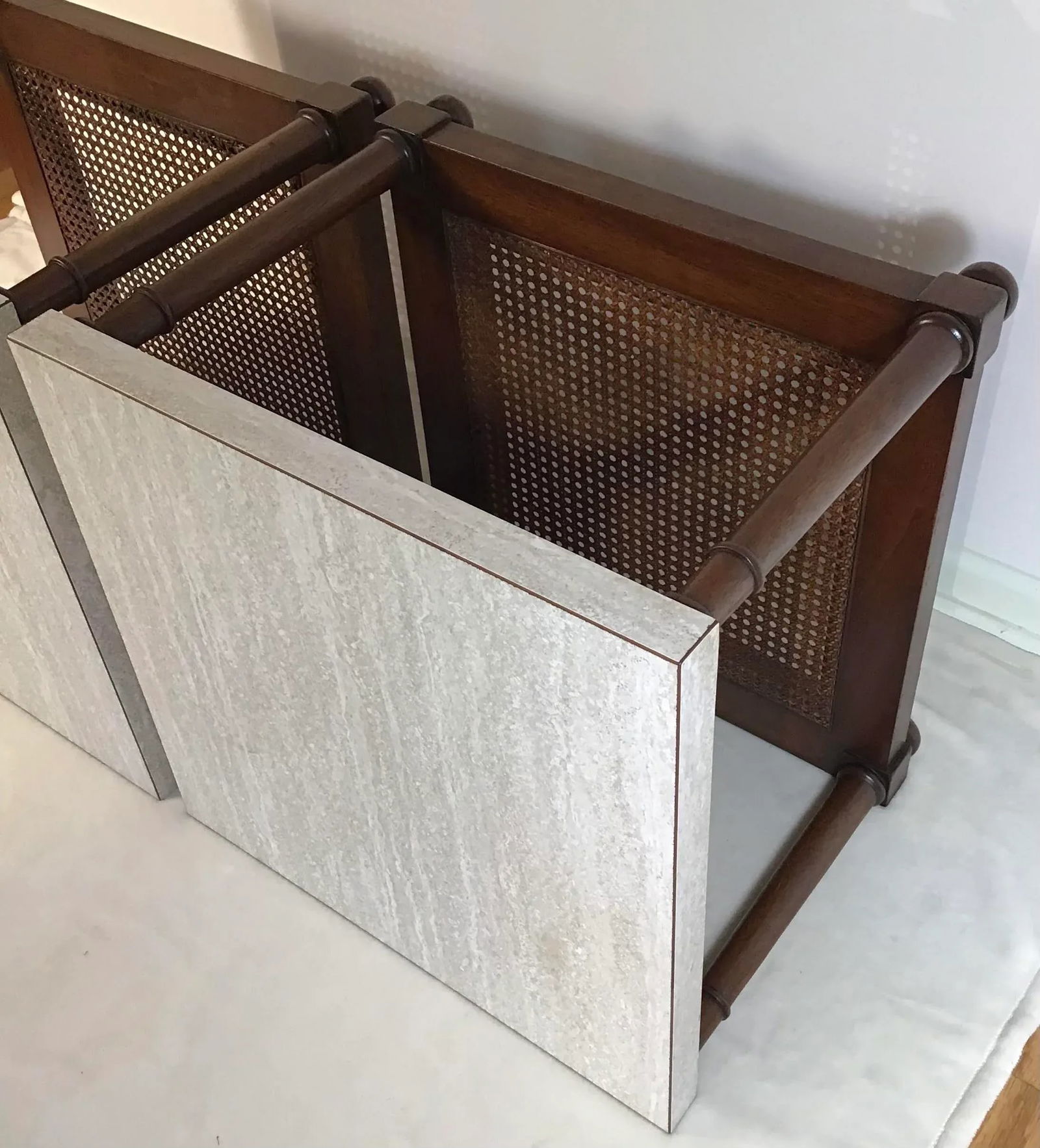 1960s John Stuart Inc. Grand Rapids New York End Tables - a Pair - 6