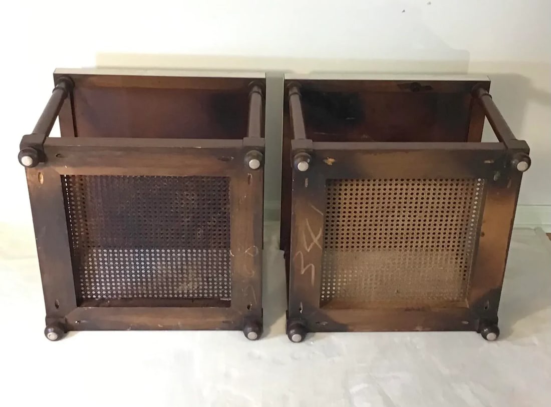 1960s John Stuart Inc. Grand Rapids New York End Tables - a Pair - 8