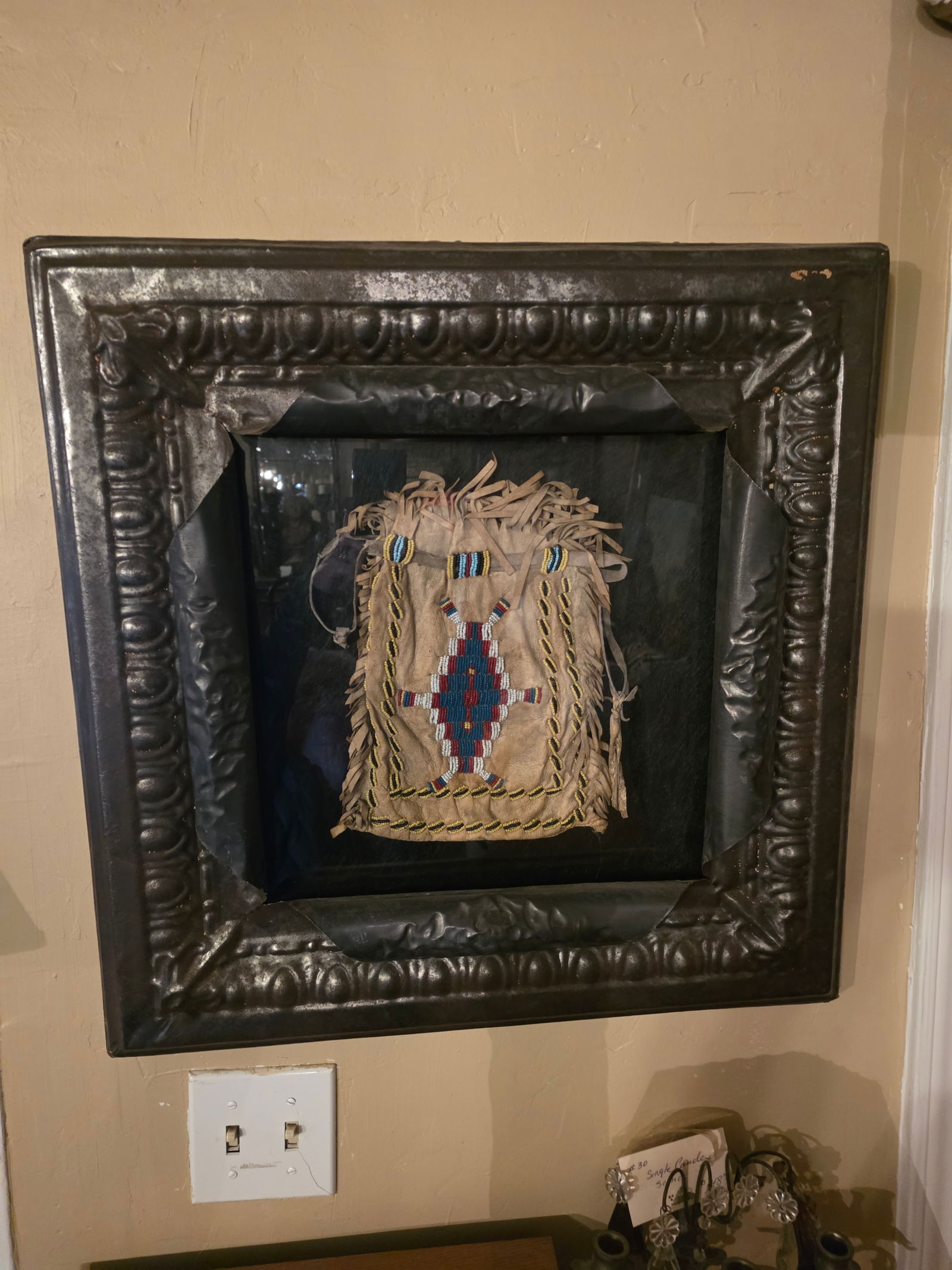 Framed American Indian Beadwork - 2