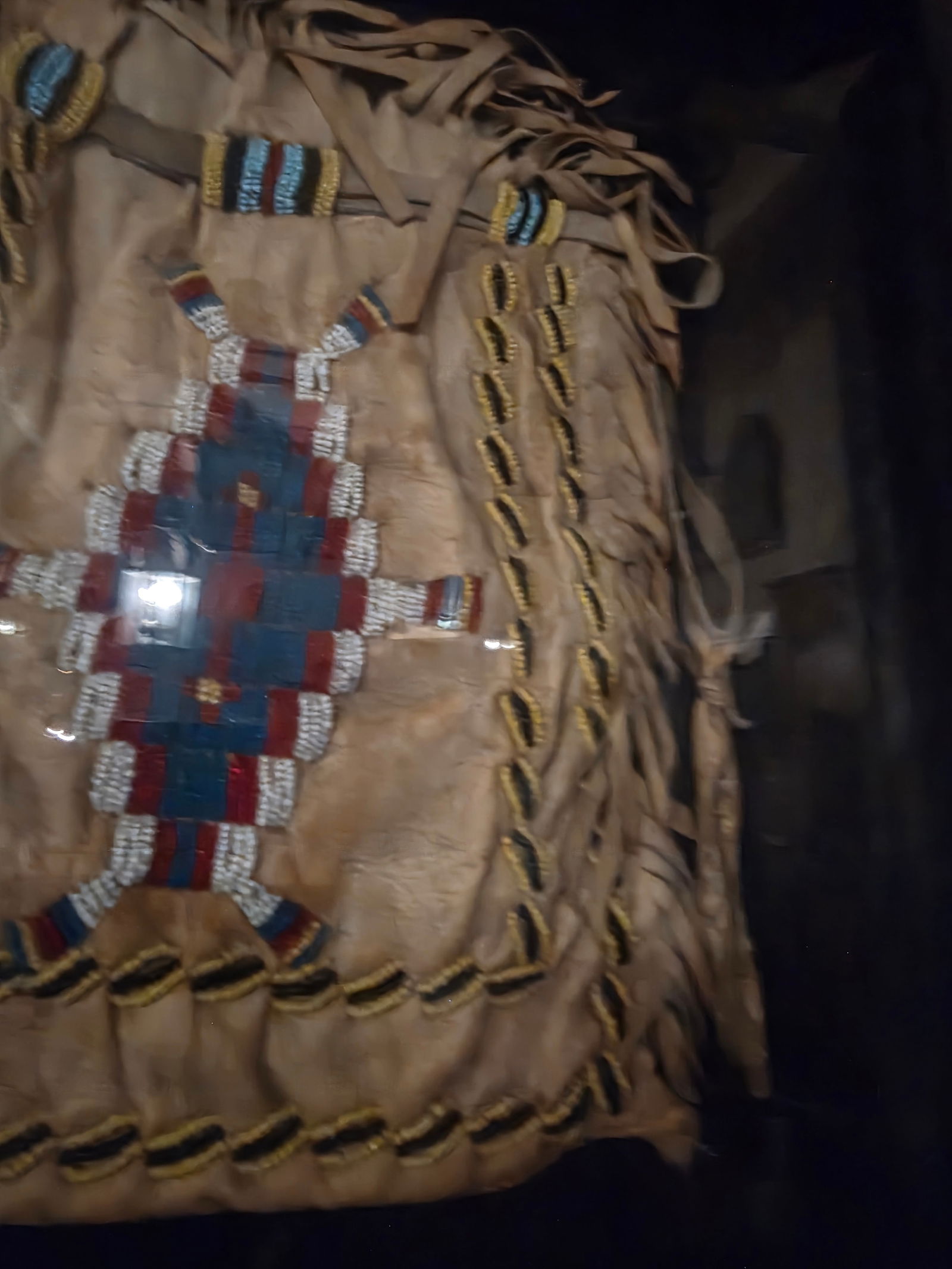 Framed American Indian Beadwork - 4