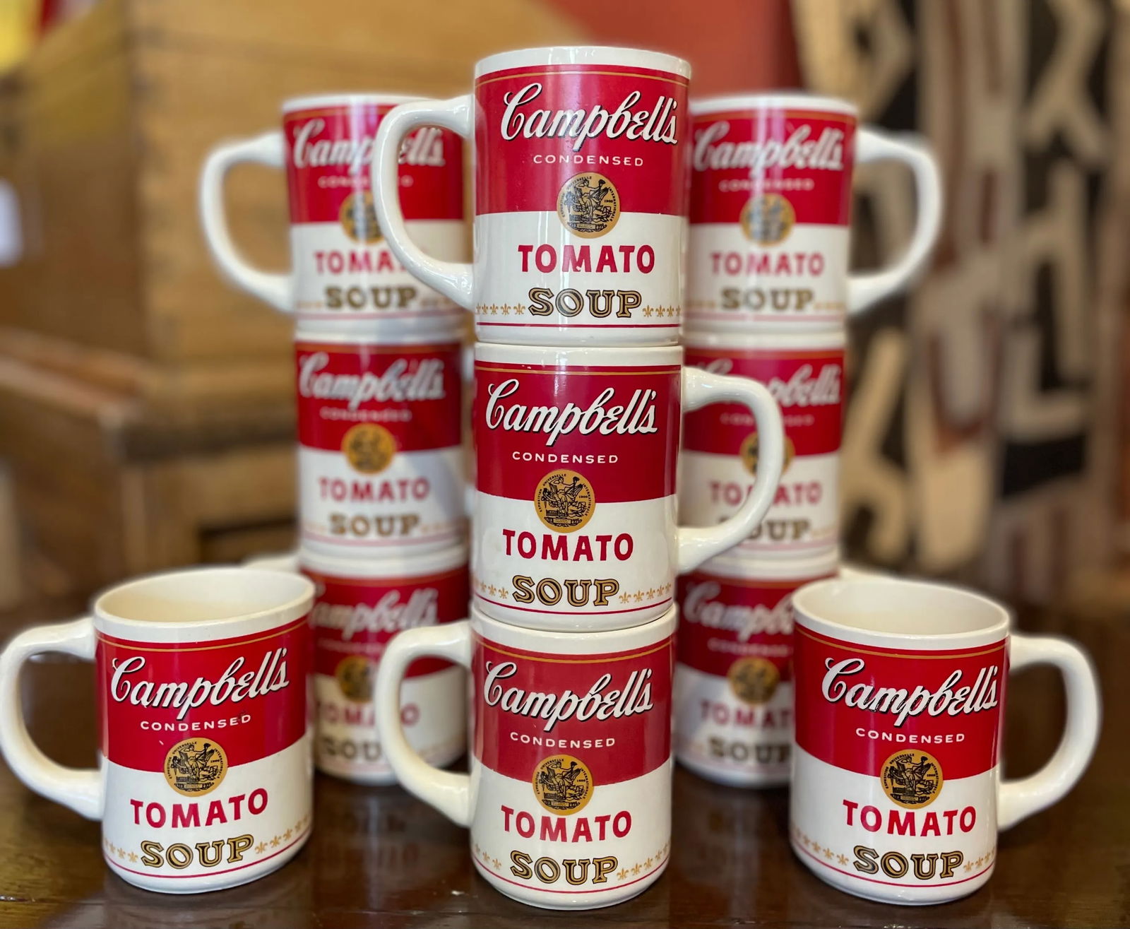 1968 First Edition Campbell's Soup Mugs- Set of 11 - 3