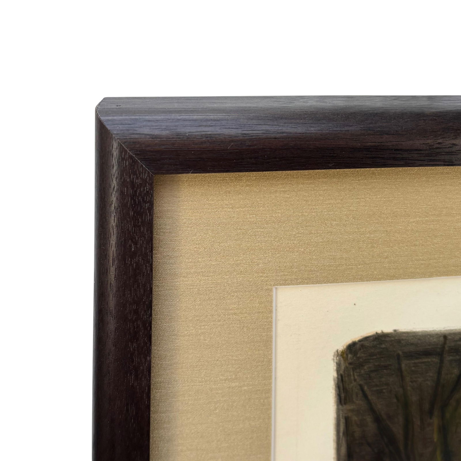 Mid-Century Modern American Street Scene Oil Painting, Newly Framed in Museum Glass & Walnut Frame, - 11