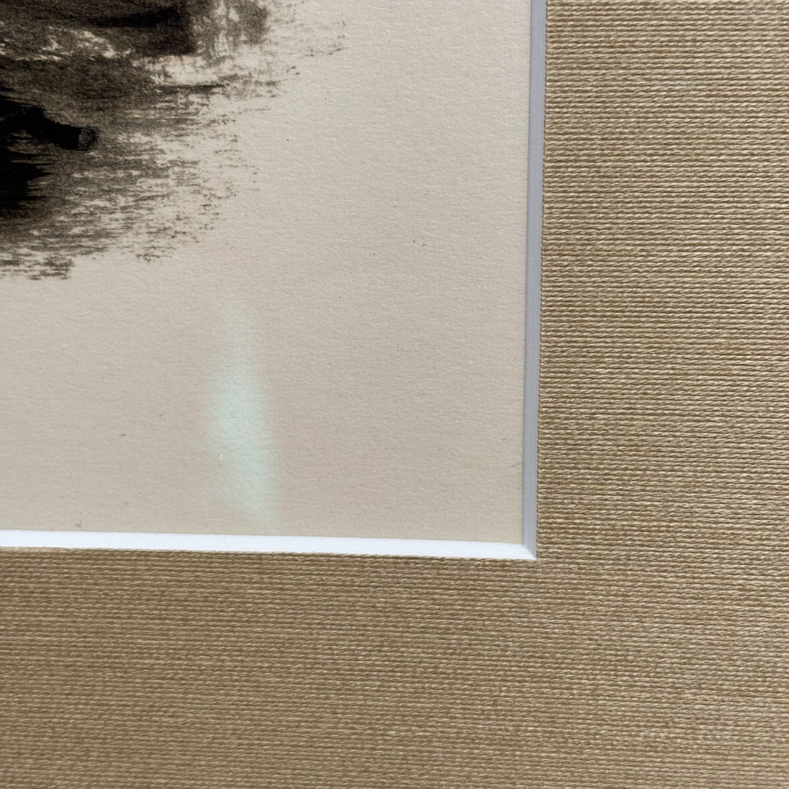 Mid-Century Modern American Street Scene Oil Painting, Newly Framed in Museum Glass & Walnut Frame, - 4