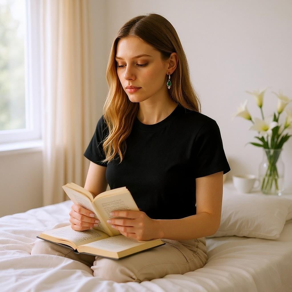 14k Yellow Gold Hoop Earrings With Pear-Shaped Emeralds and Diamond Accents, A Pair - 4