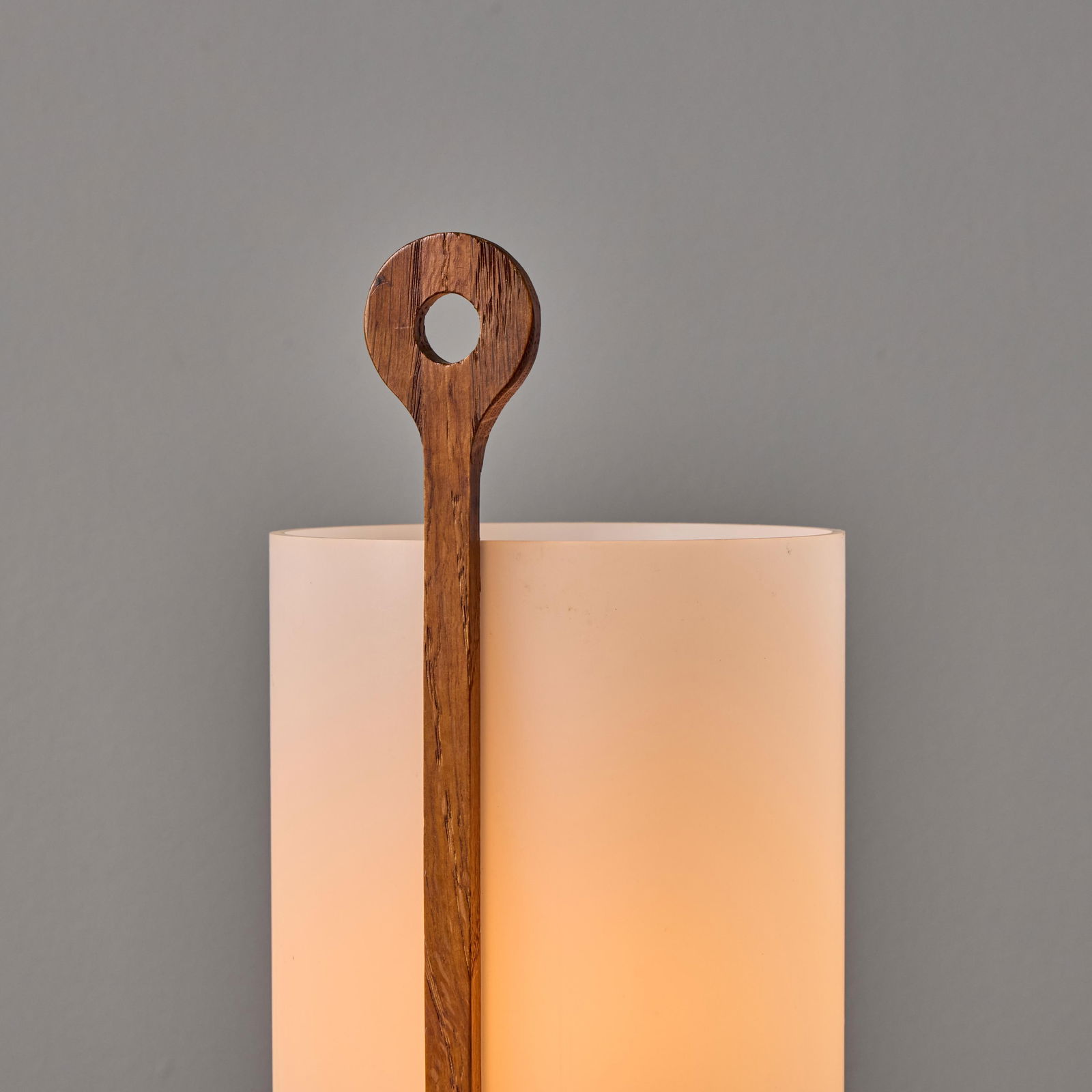 1950s Teak and Perspex Wall or Table Lamp by Uno and Ã–sten Kristiansson for Luxus - 10