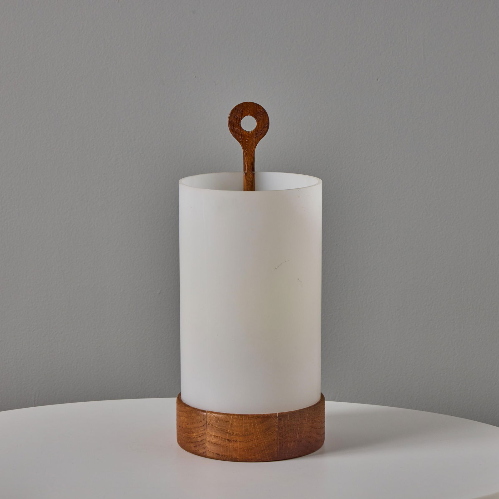 1950s Teak and Perspex Wall or Table Lamp by Uno and Ã–sten Kristiansson for Luxus - 3