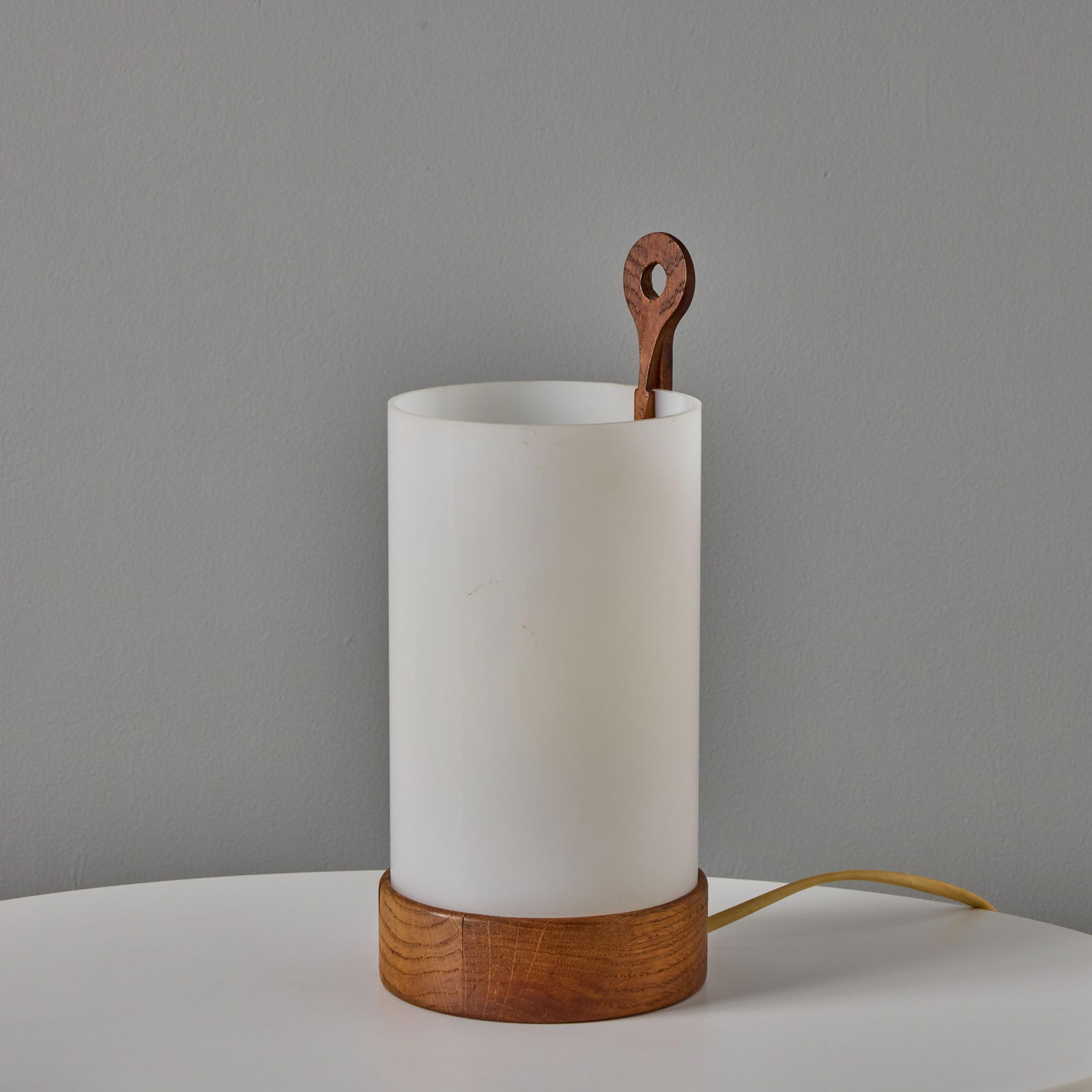 1950s Teak and Perspex Wall or Table Lamp by Uno and Ã–sten Kristiansson for Luxus - 5