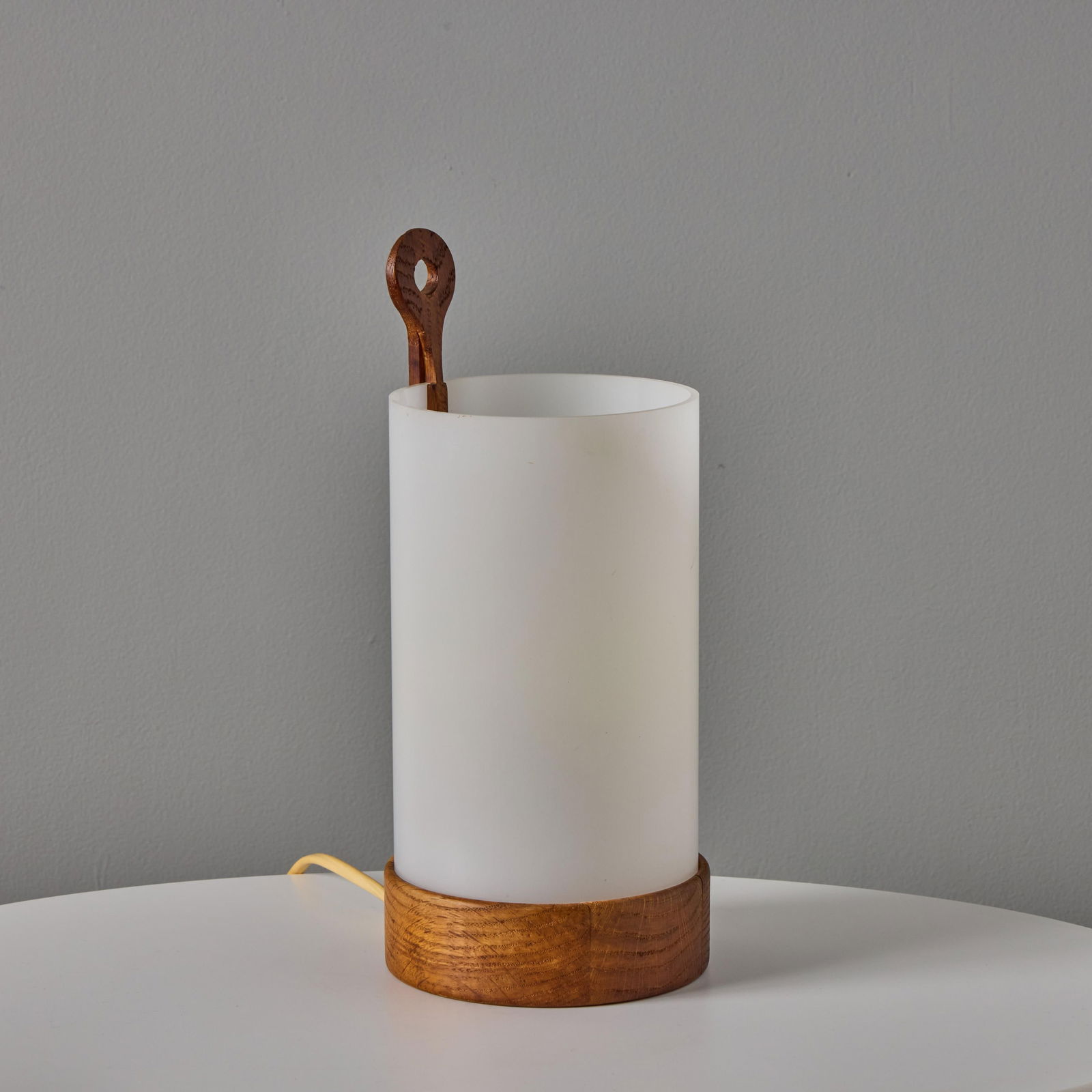1950s Teak and Perspex Wall or Table Lamp by Uno and Ã–sten Kristiansson for Luxus - 7