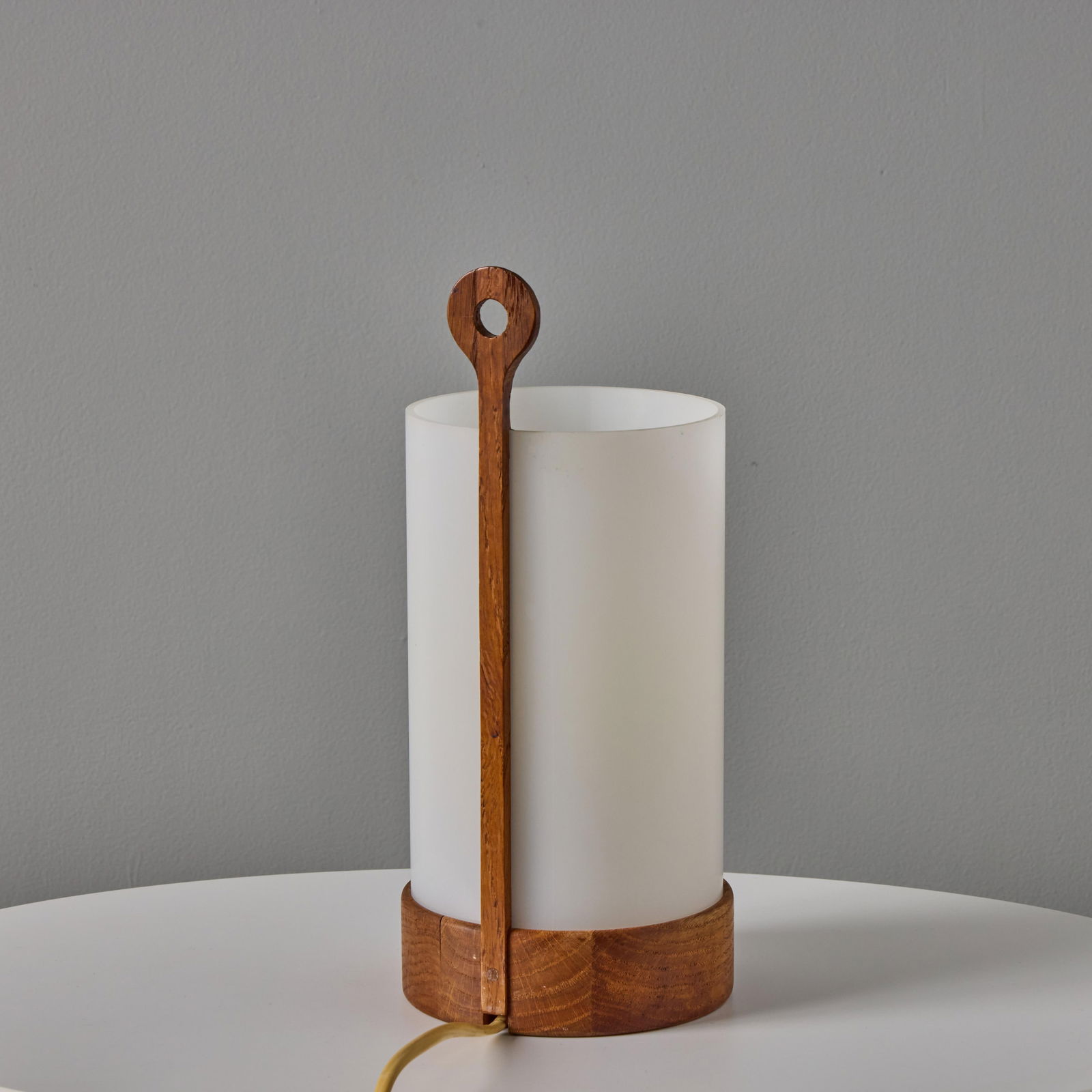 1950s Teak and Perspex Wall or Table Lamp by Uno and Ã–sten Kristiansson for Luxus - 9