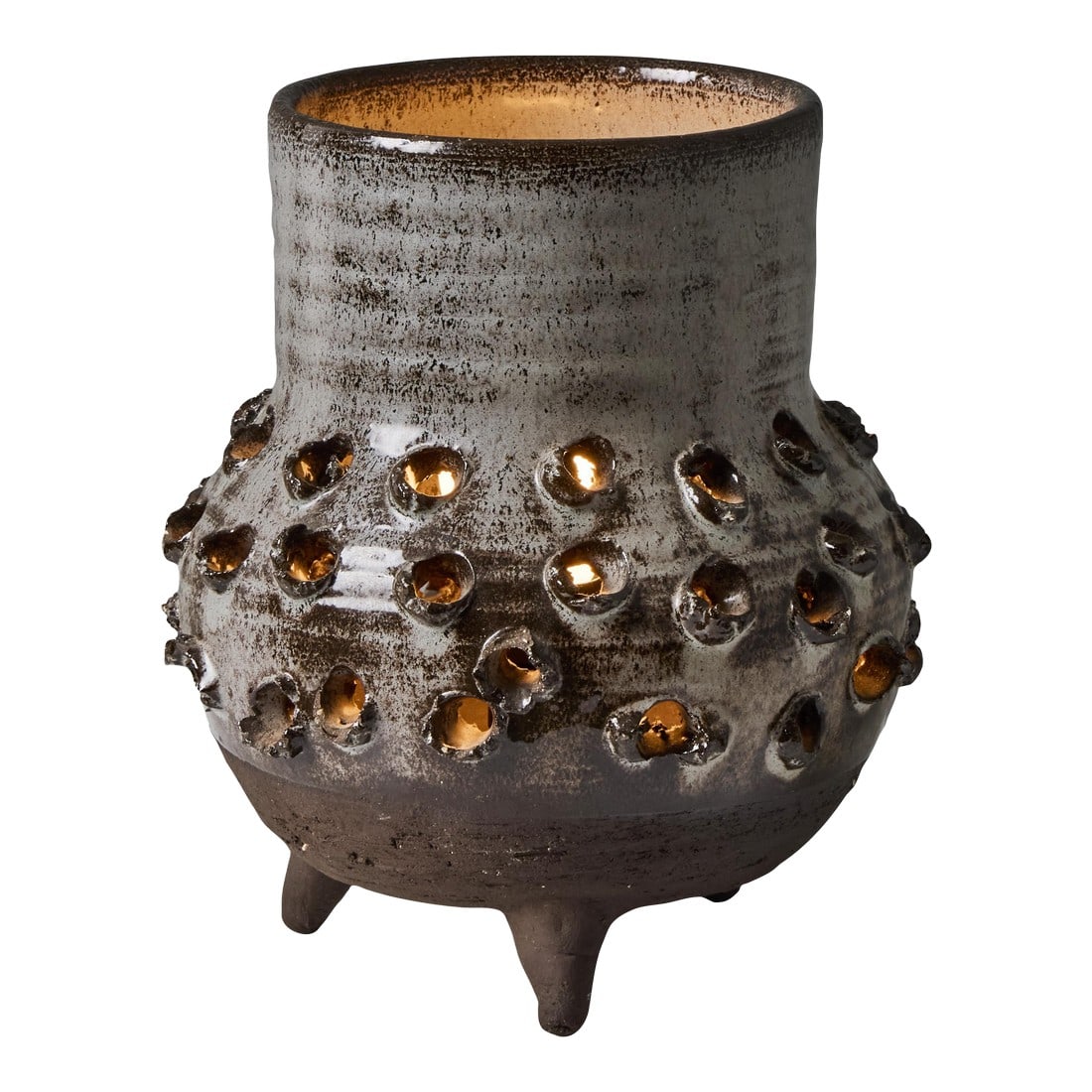 1970s Erik Glud Studio Crafted Stoneware Footed Table Lamp (1 of 18)