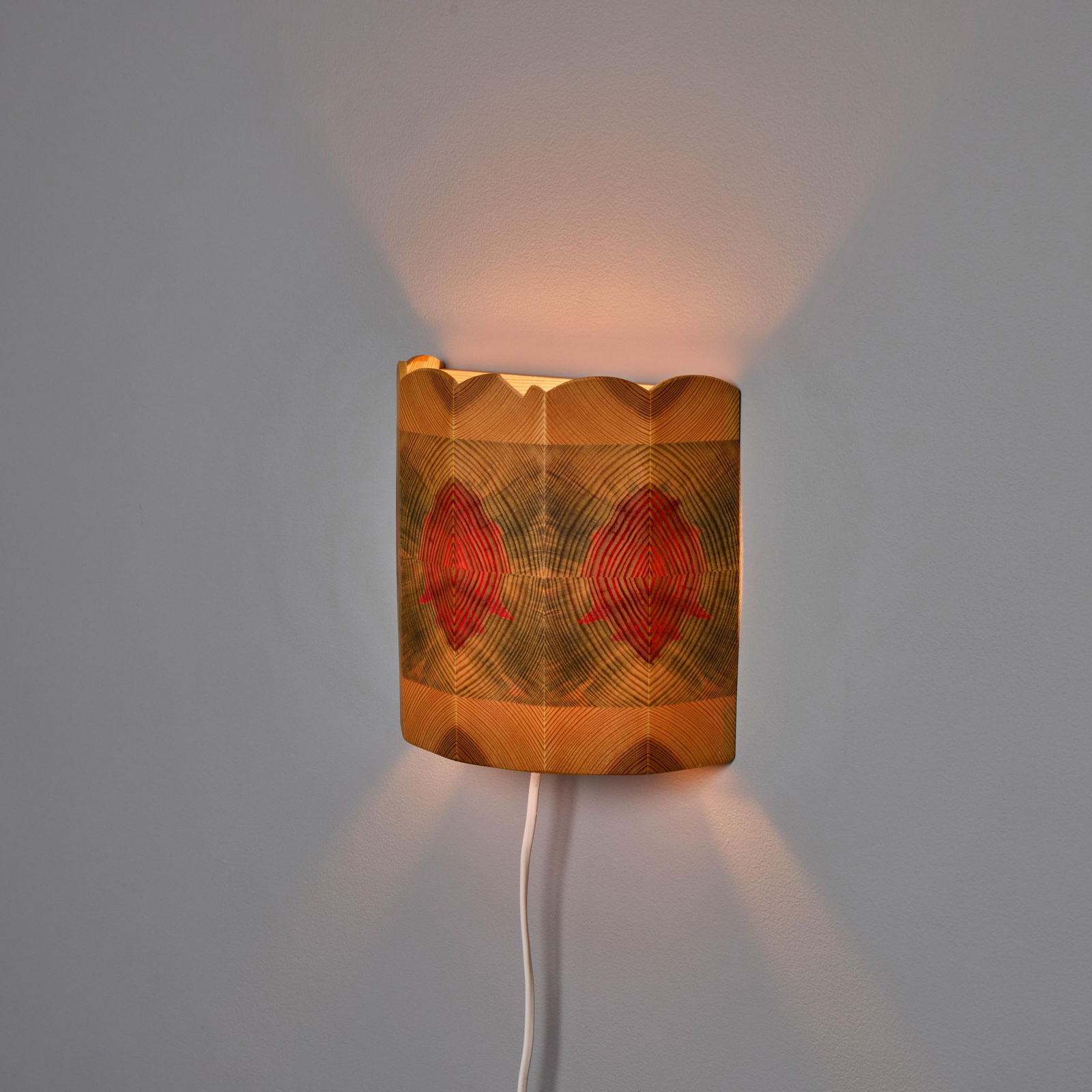 1960s Wood Wall Lamps Attributed to Hans-Agne Jakobsson for Ab Ellysett - a Pair - 3