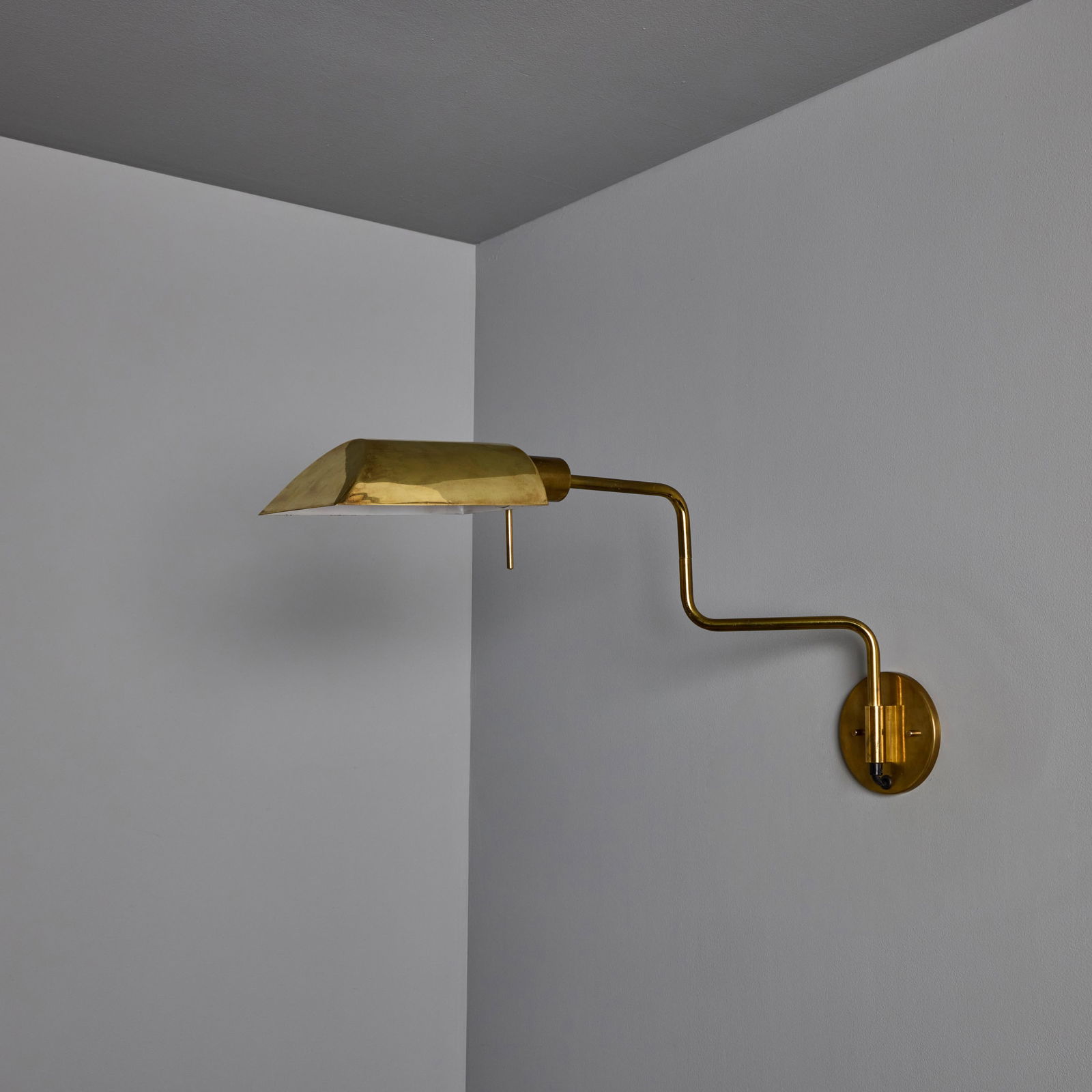 1970s Zonca Articulating Brass Wall Lamps - a Pair - 2