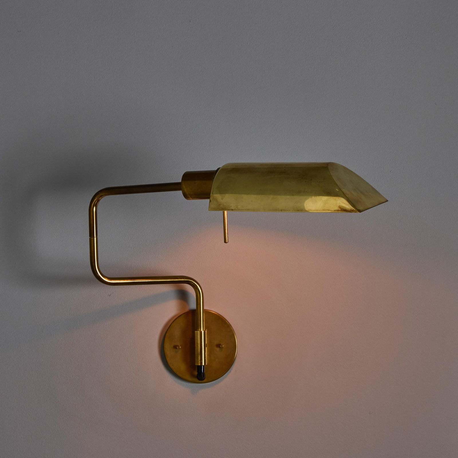 1970s Zonca Articulating Brass Wall Lamps - a Pair - 4