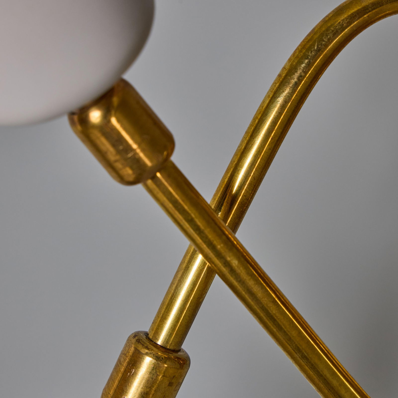 1950s Stilux Milano White Perforated Double Shade Wall Lamp - 10