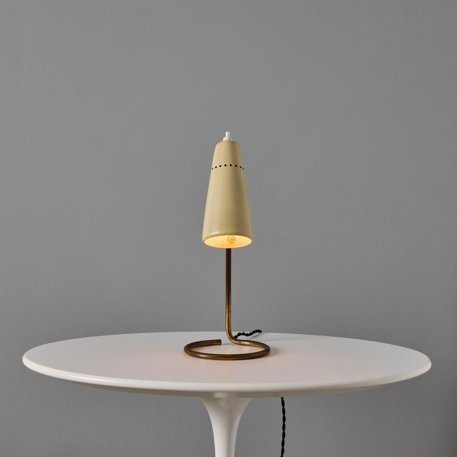1950s Stilnovo Table Lamp With Original Yellow Label - 6