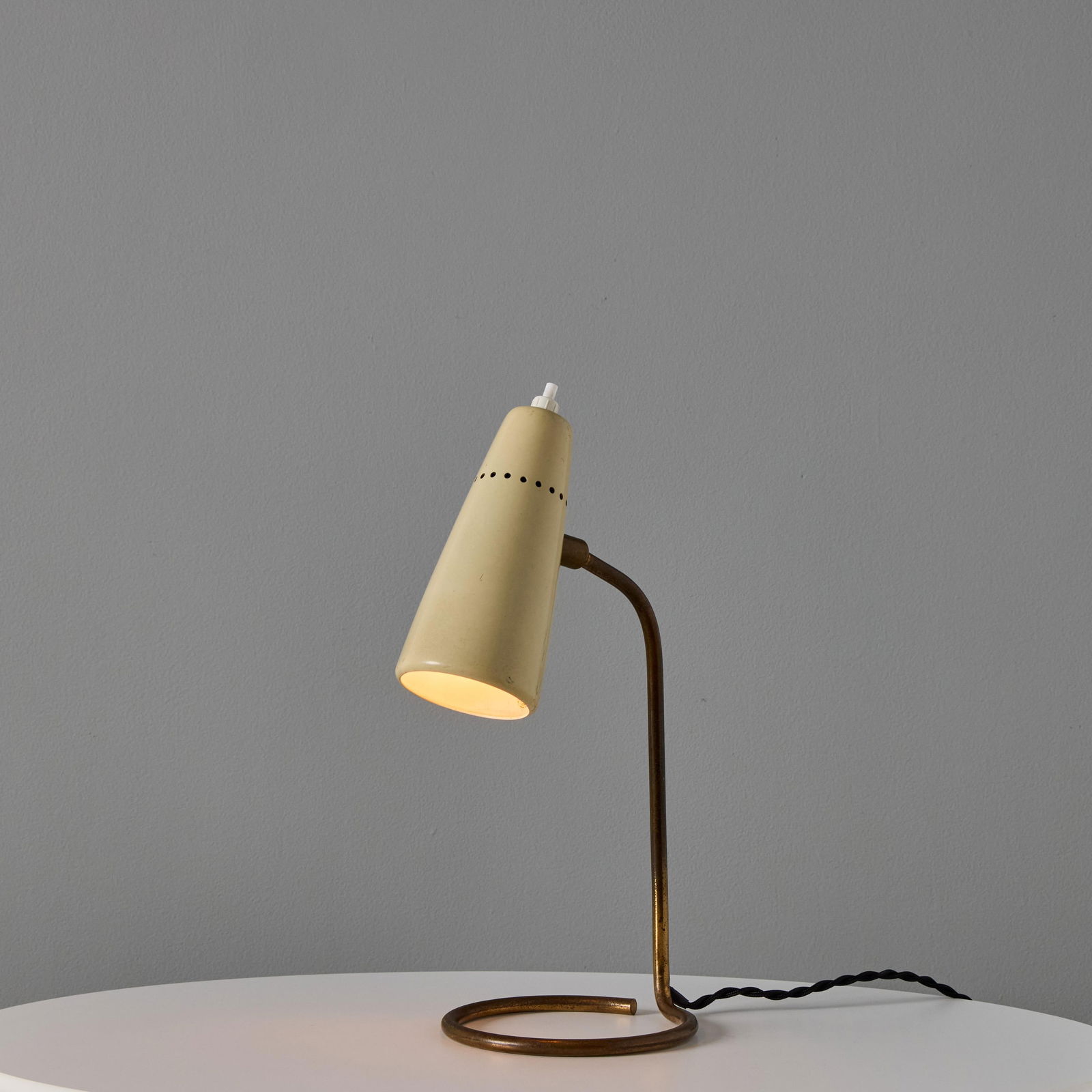 1950s Stilnovo Table Lamp With Original Yellow Label - 7