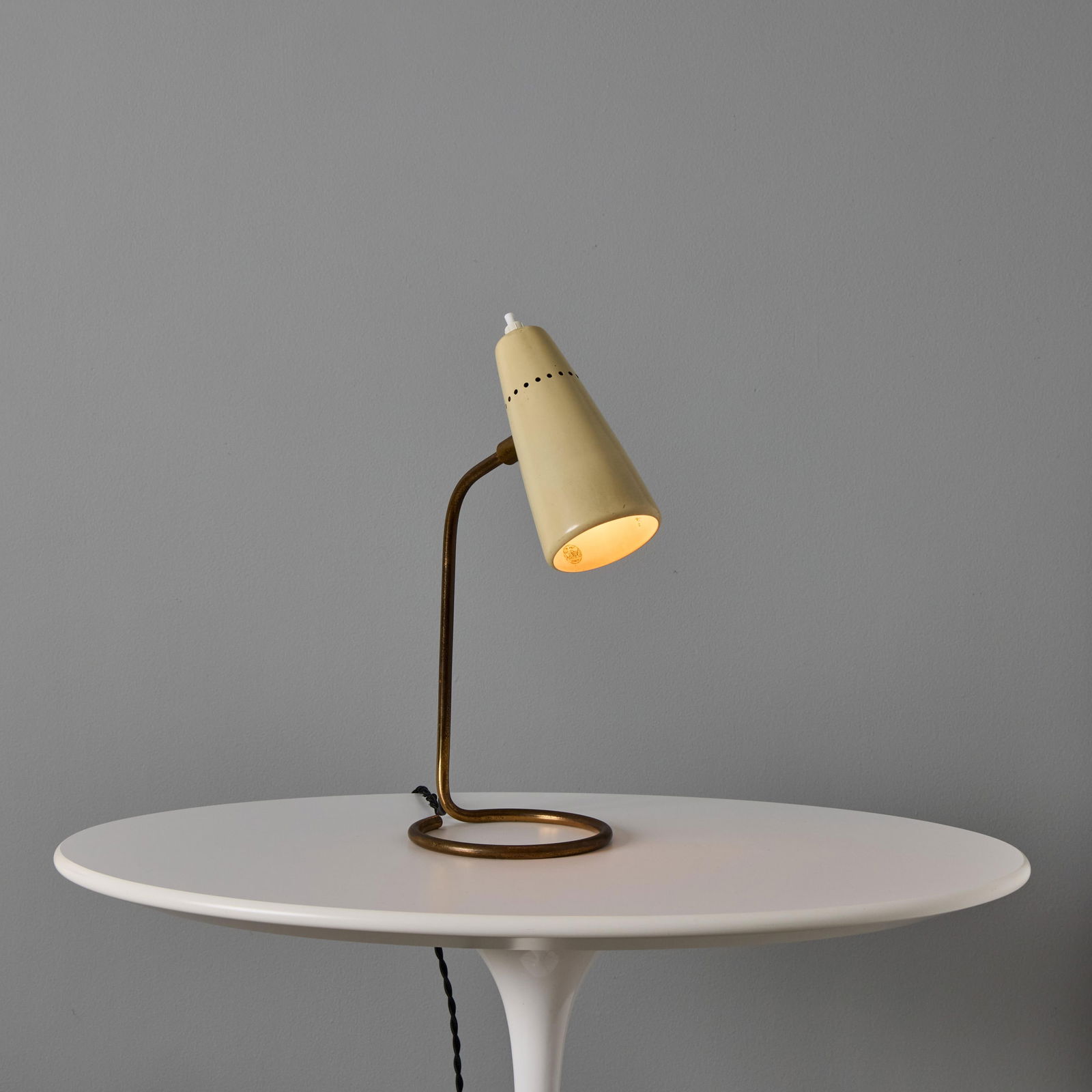 1950s Stilnovo Table Lamp With Original Yellow Label - 9