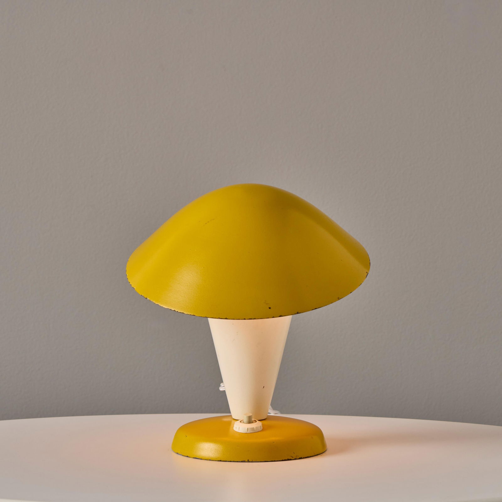 Pair of 1940s Josef Hurka Yellow Adjustable Shade Table Lamps for Napako - 4