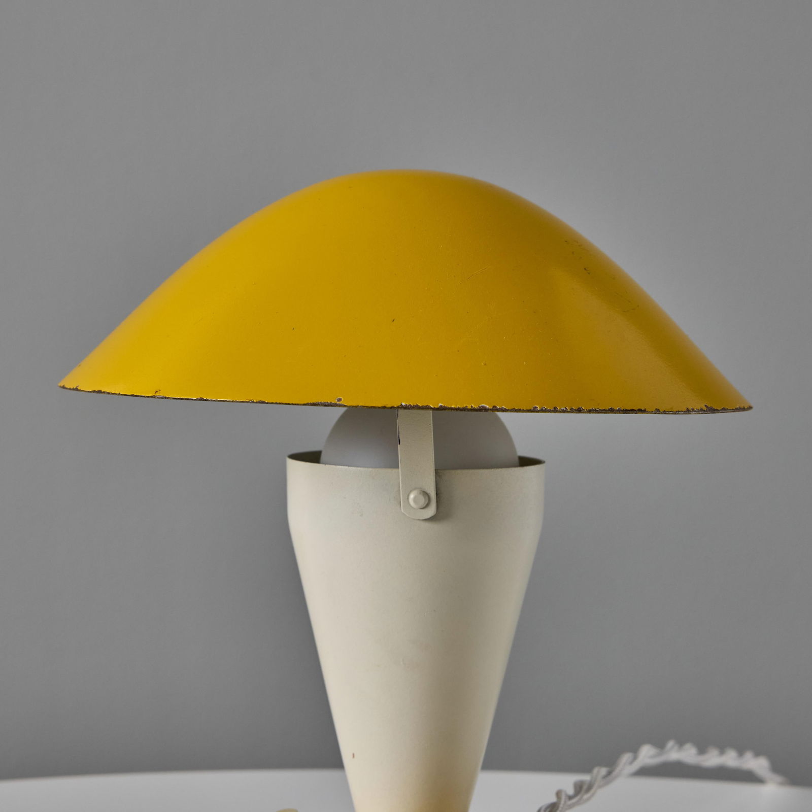 Pair of 1940s Josef Hurka Yellow Adjustable Shade Table Lamps for Napako - 9