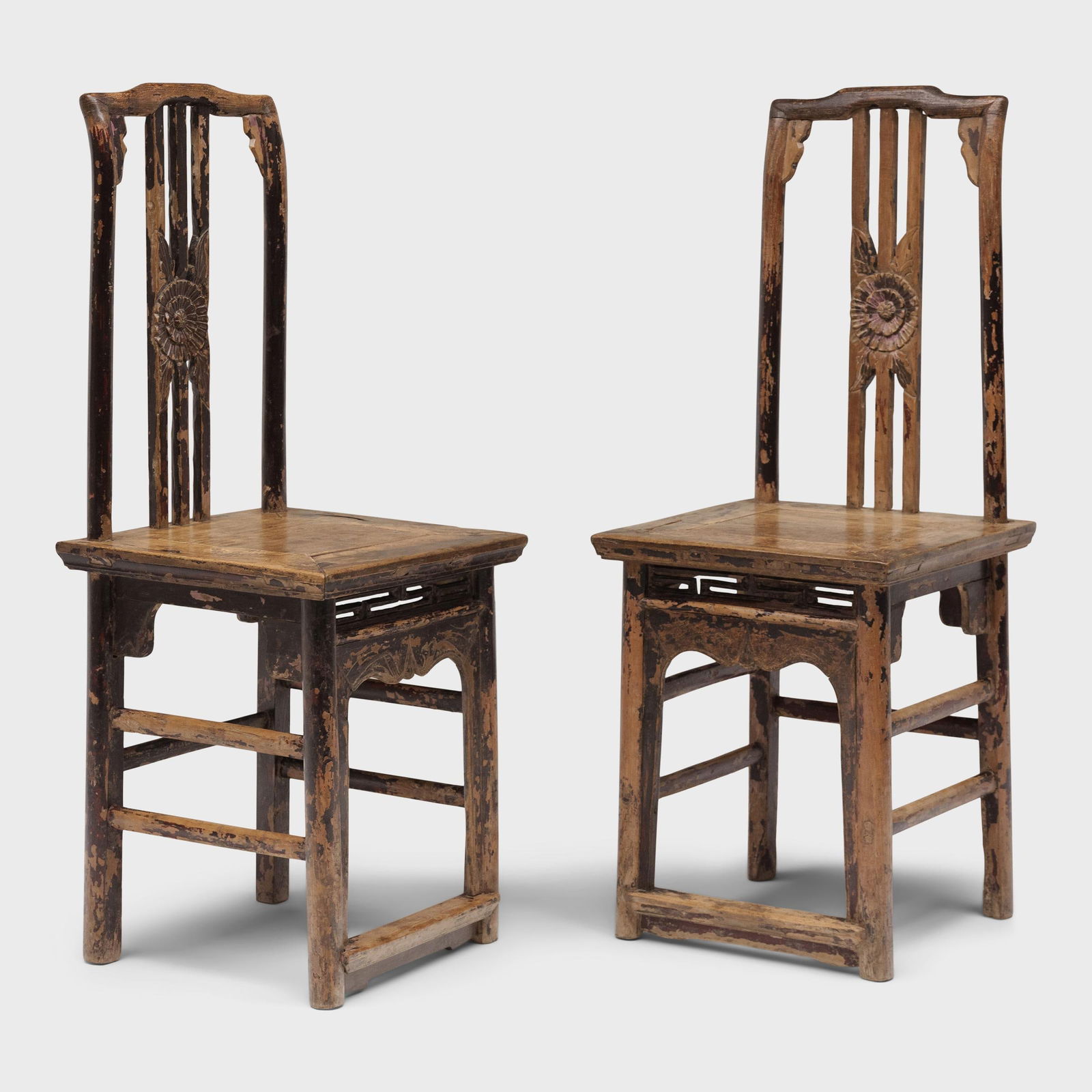 Chinese Chrysanthemum Lady's Chair, C. 1800 - 7