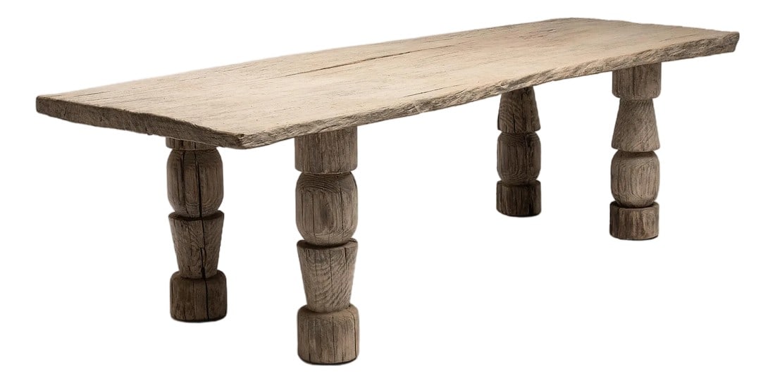 Chinese Wabi Sabi Farm Table, C. 1900 (1 of 7)