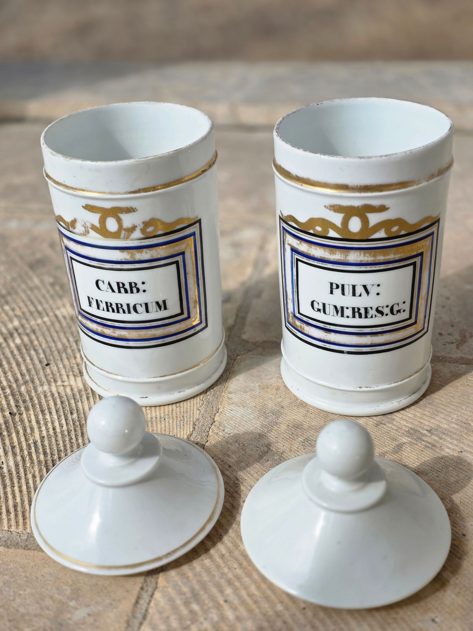 Pair of Antique Apothecary Jars - 10