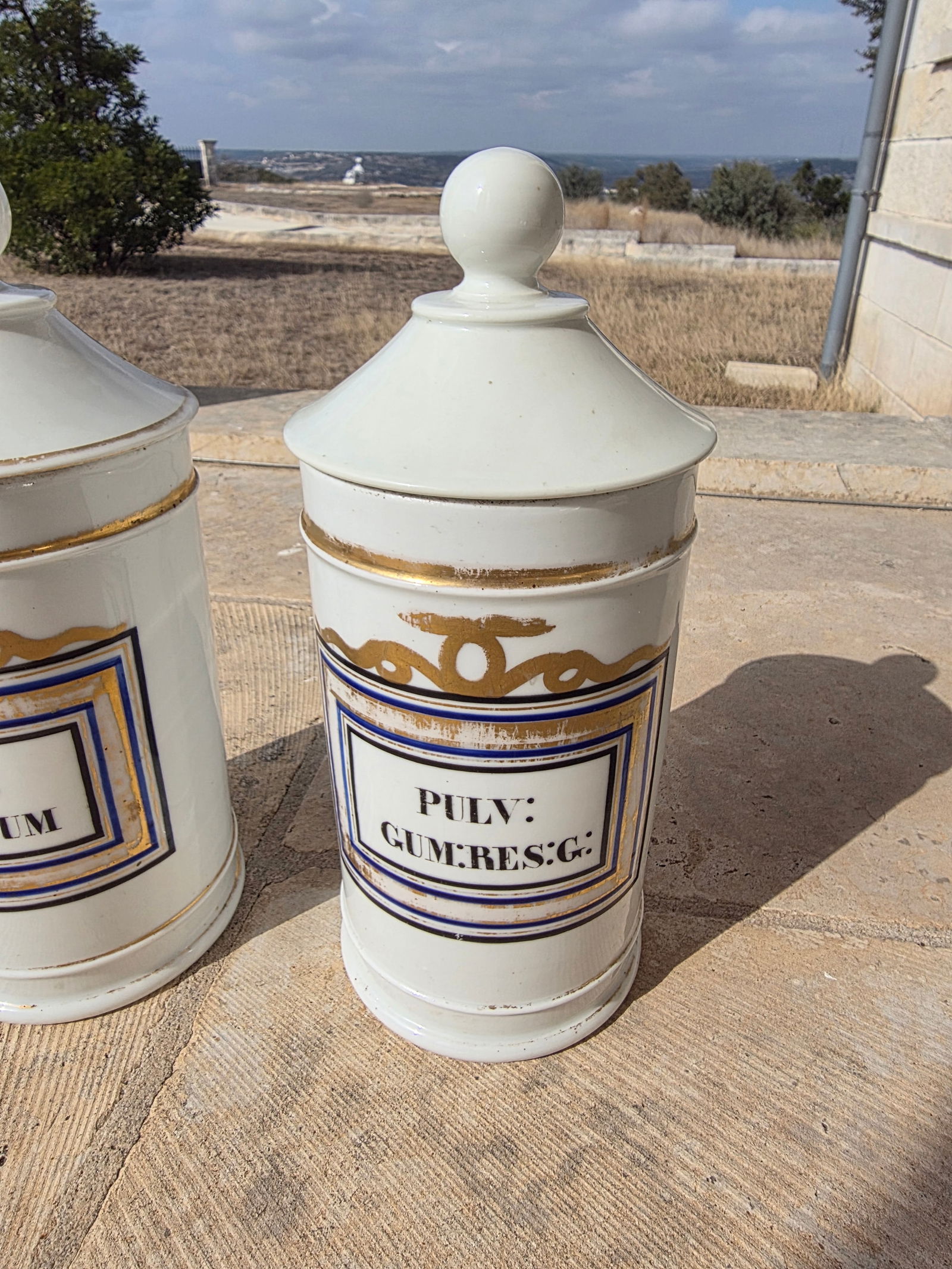 Pair of Antique Apothecary Jars - 11