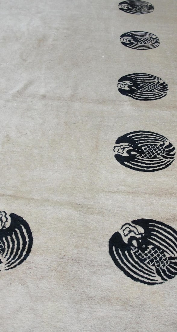 Antique Peking Chinese/Art Deco Carpet - 3