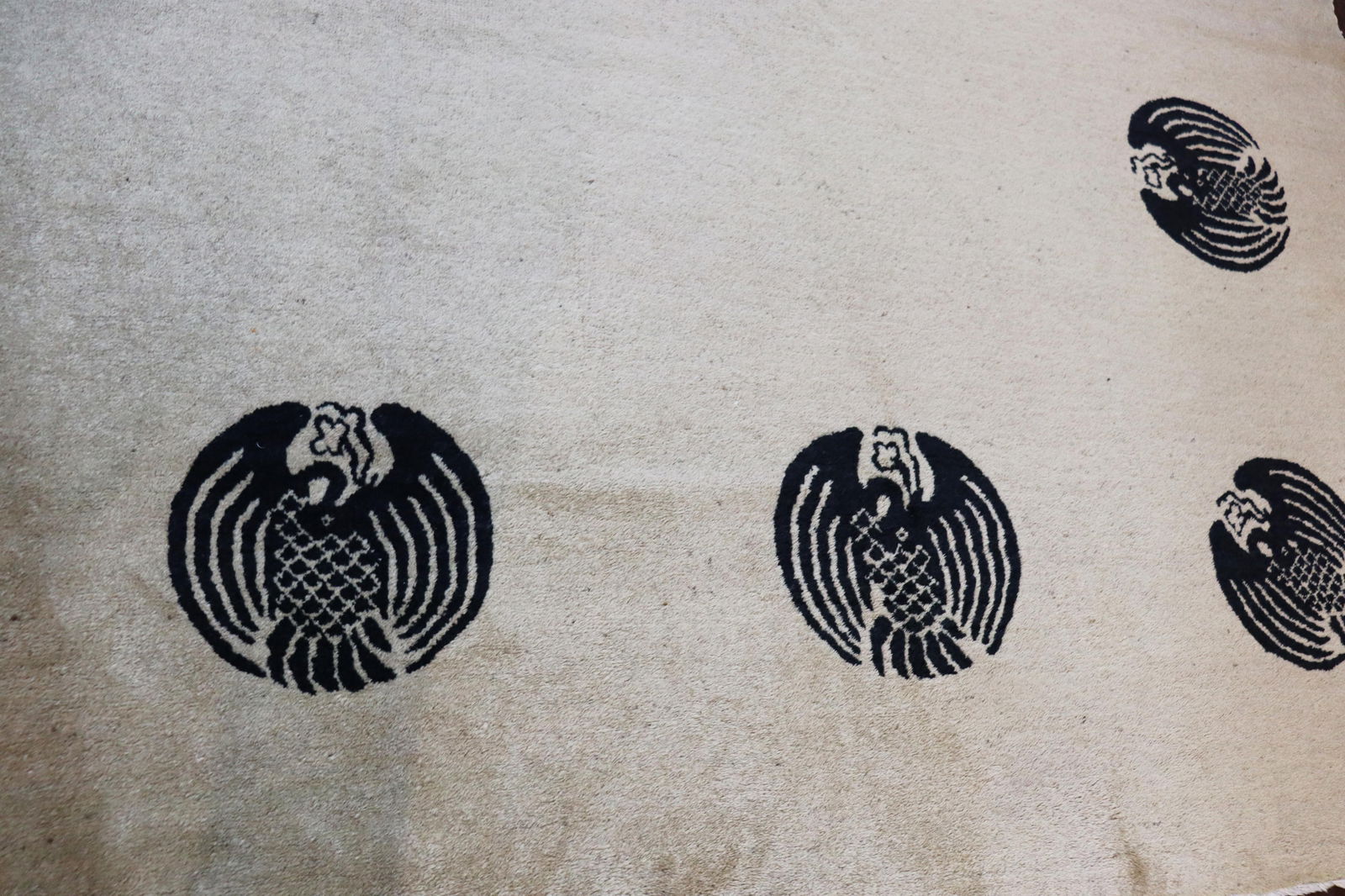 Antique Peking Chinese/Art Deco Carpet - 5