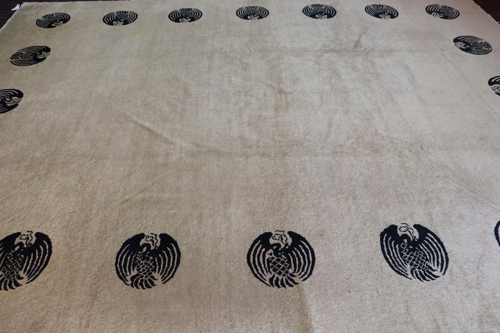 Antique Peking Chinese/Art Deco Carpet - 6