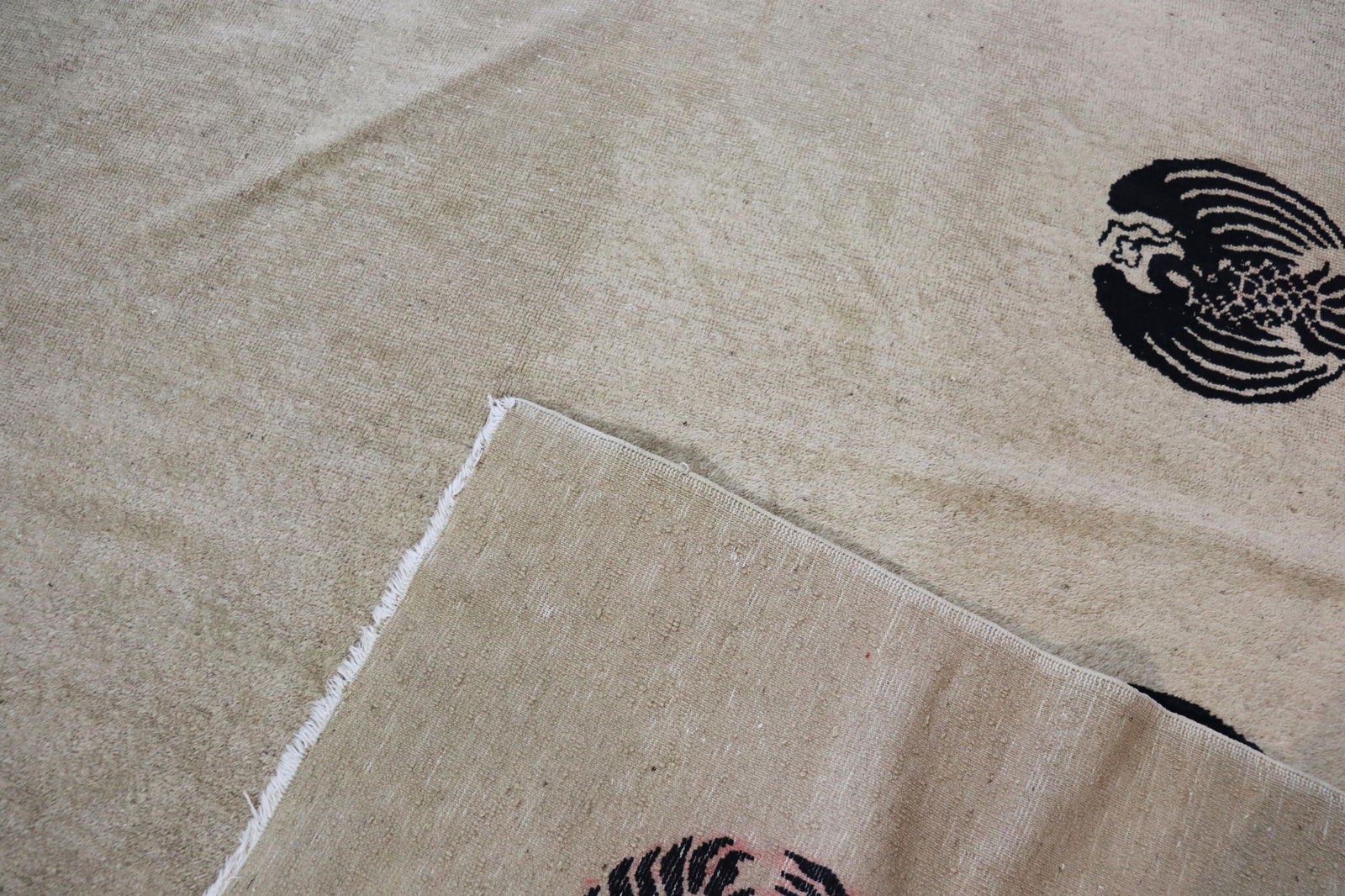 Antique Peking Chinese/Art Deco Carpet - 7