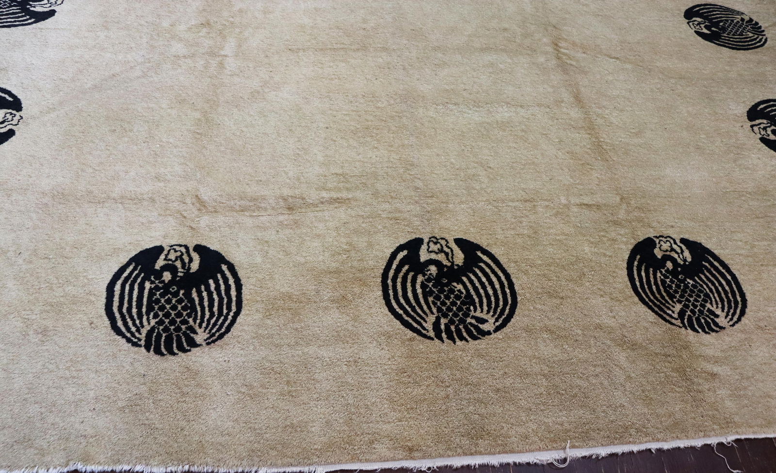 Antique Peking Chinese/Art Deco Carpet - 9