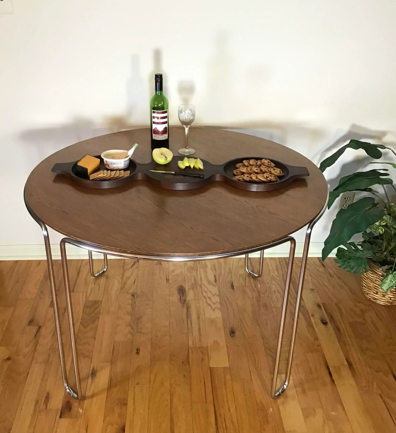 Circa 1965 Skjode Skjern Danmark Triple Gourd Serving Tray - 11