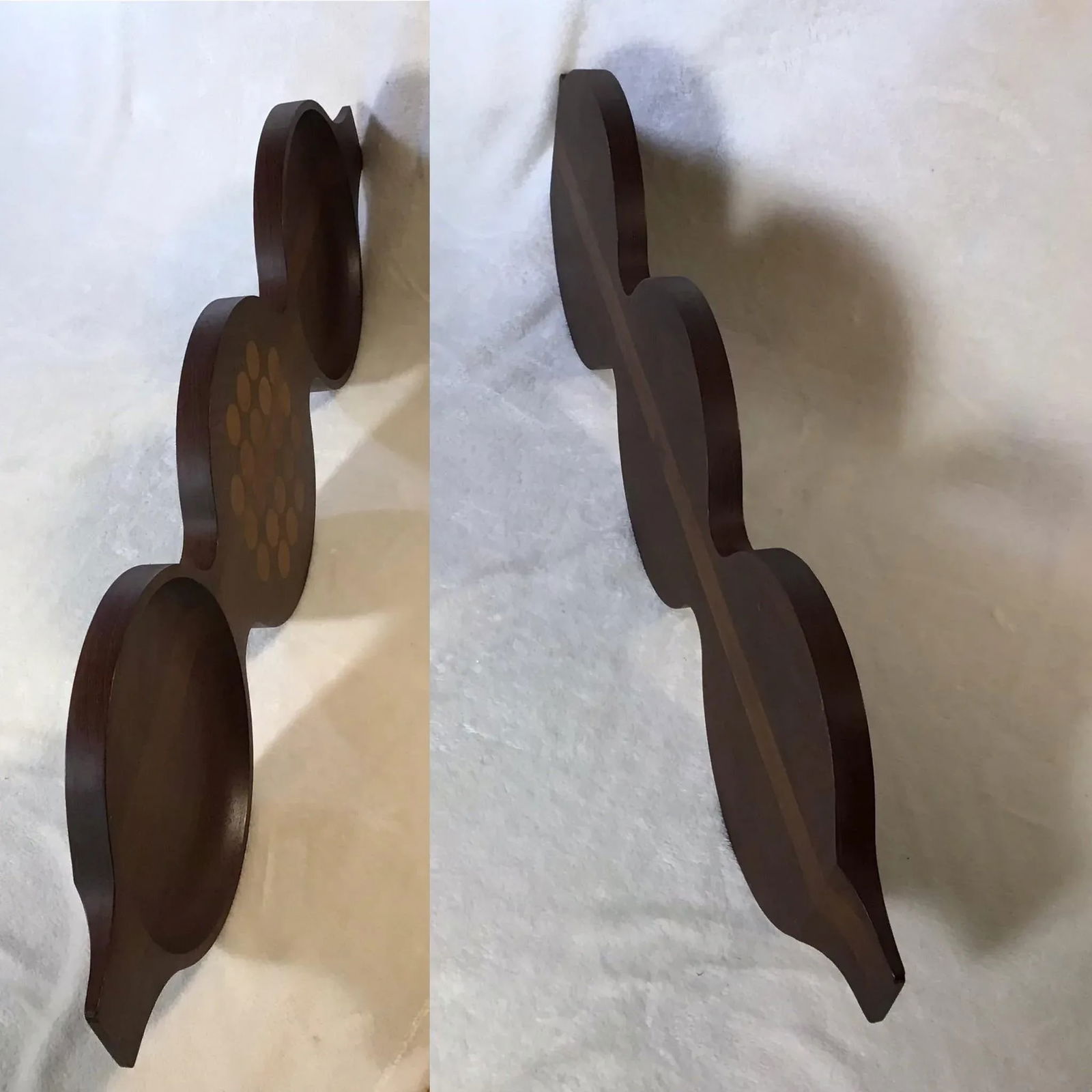 Circa 1965 Skjode Skjern Danmark Triple Gourd Serving Tray - 7