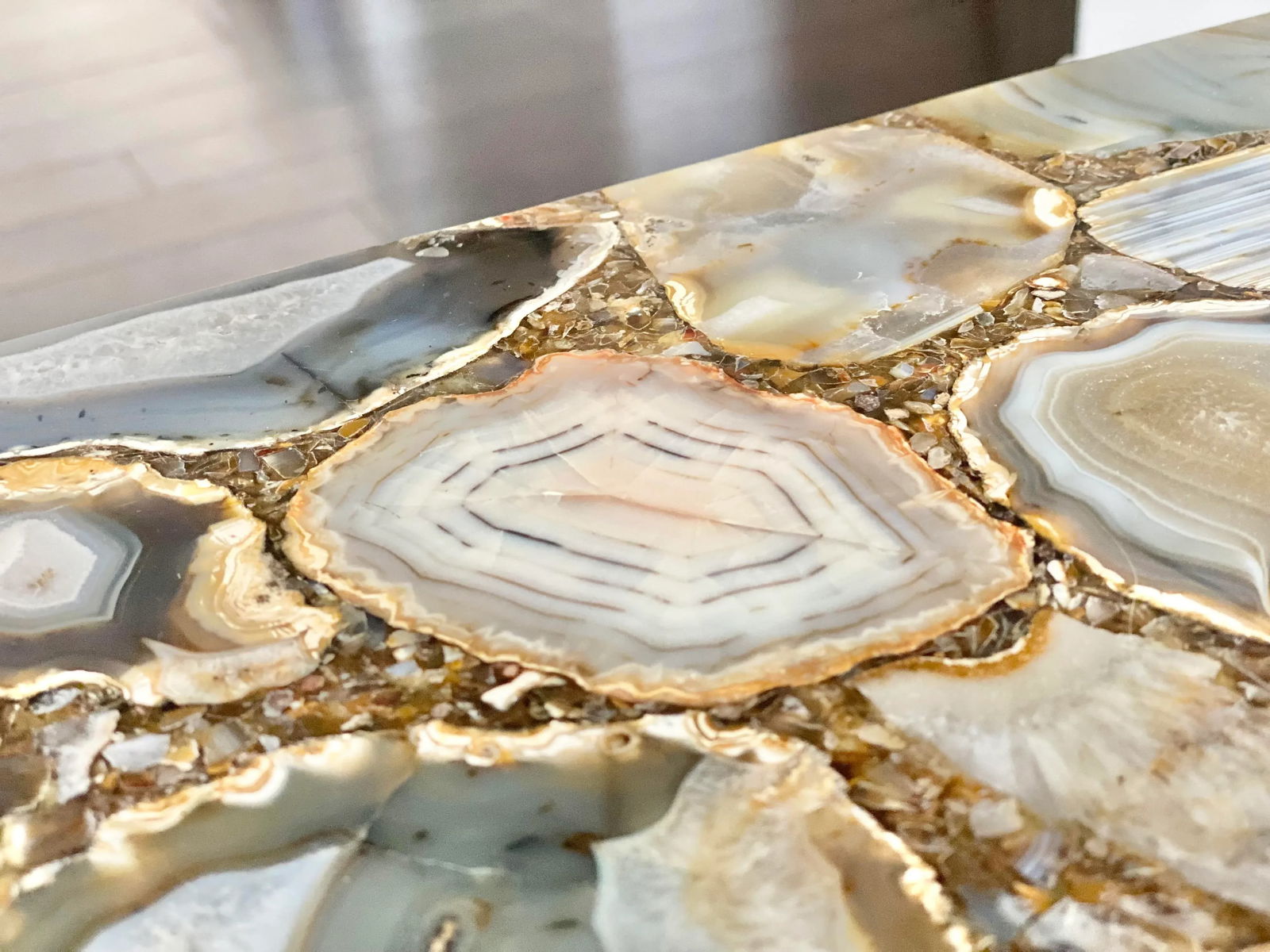 Made Goods Geode Cluster Druzy Side Table - 11