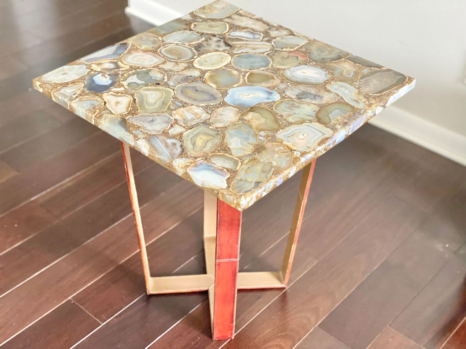 Made Goods Geode Cluster Druzy Side Table - 7
