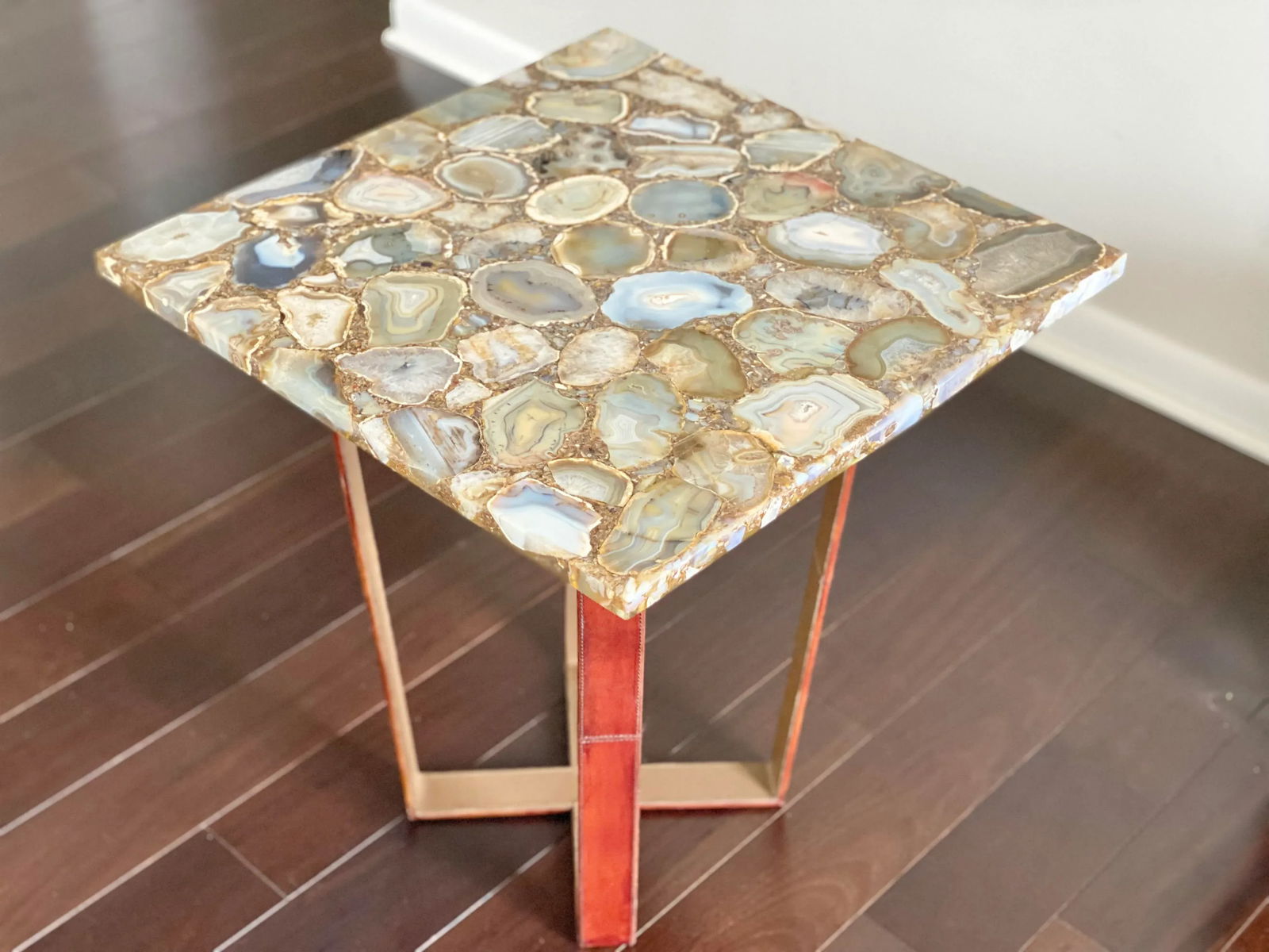 Made Goods Geode Cluster Druzy Side Table - 8