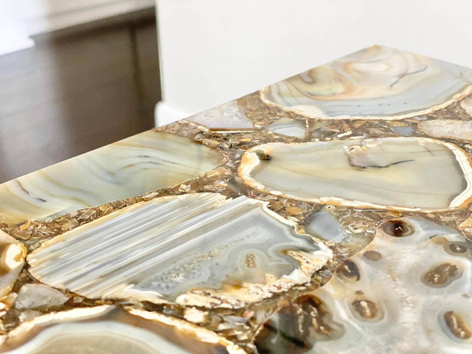 Made Goods Geode Cluster Druzy Side Table - 9