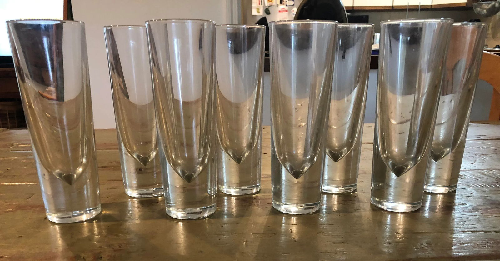 1980s Carlo Moretti Italian Weighted Cocktail Glasses- Set of 8 - 4