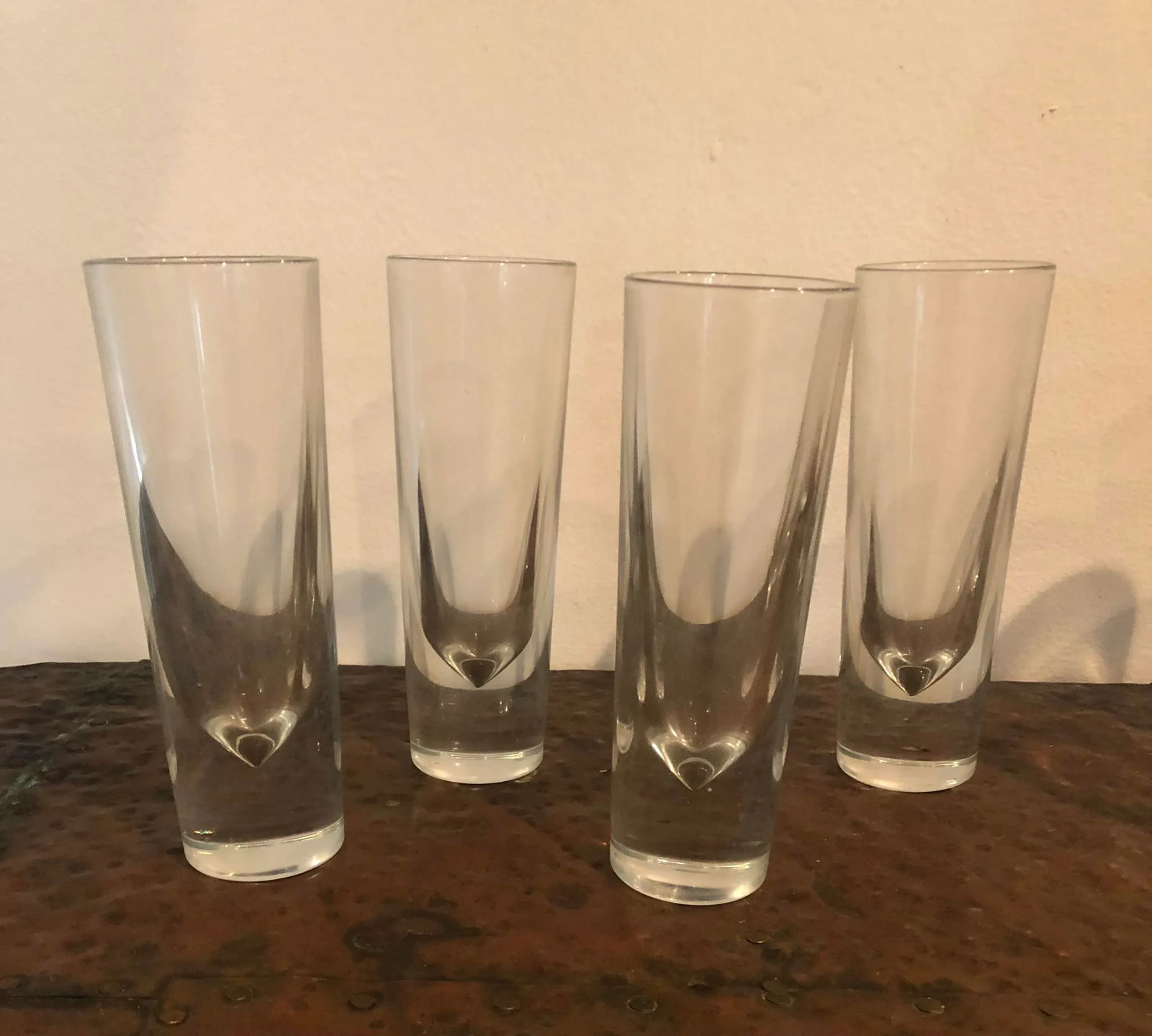 1980s Carlo Moretti Italian Weighted Cocktail Glasses- Set of 8 - 8