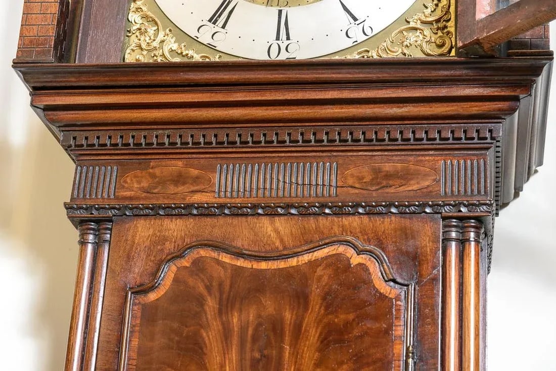 Antique English George III Long Case Clock - 2