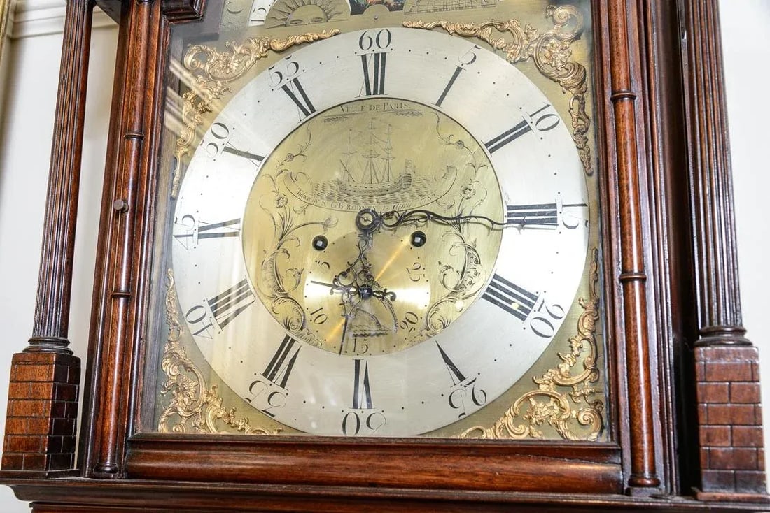 Antique English George III Long Case Clock - 4