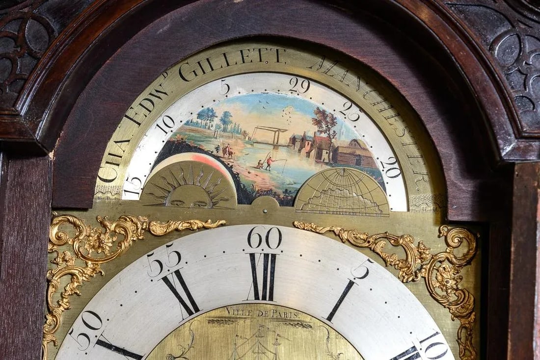 Antique English George III Long Case Clock - 6