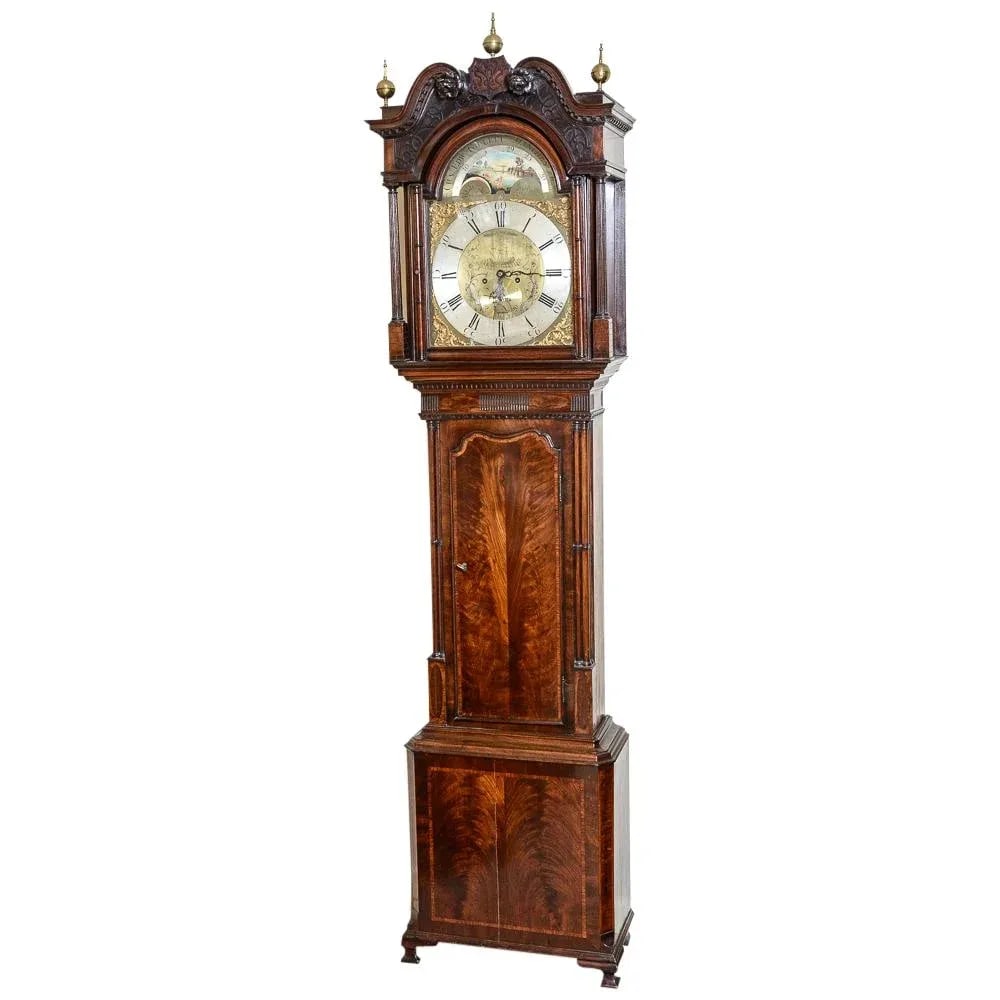 Antique English George III Long Case Clock - 8