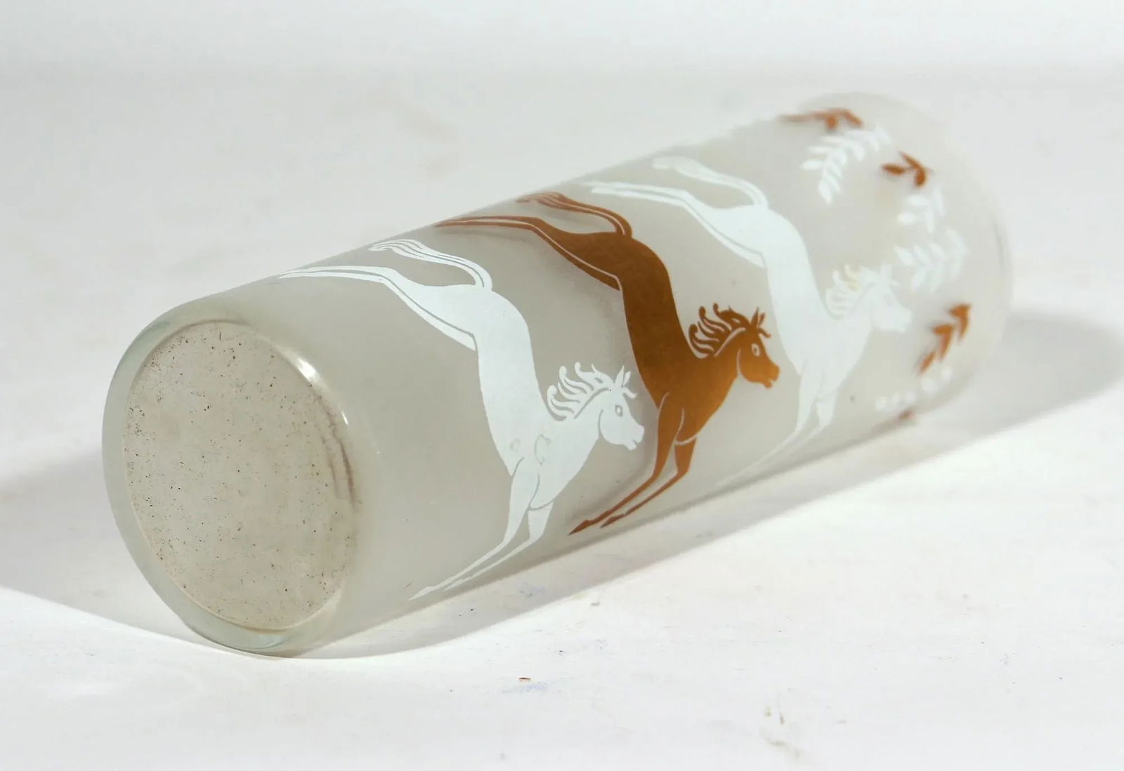 Libbey Cavalcade Galloping Horse Tom Collins Cocktail Glasses- Mid-Century Modern Glasses- Set of Tw - 2