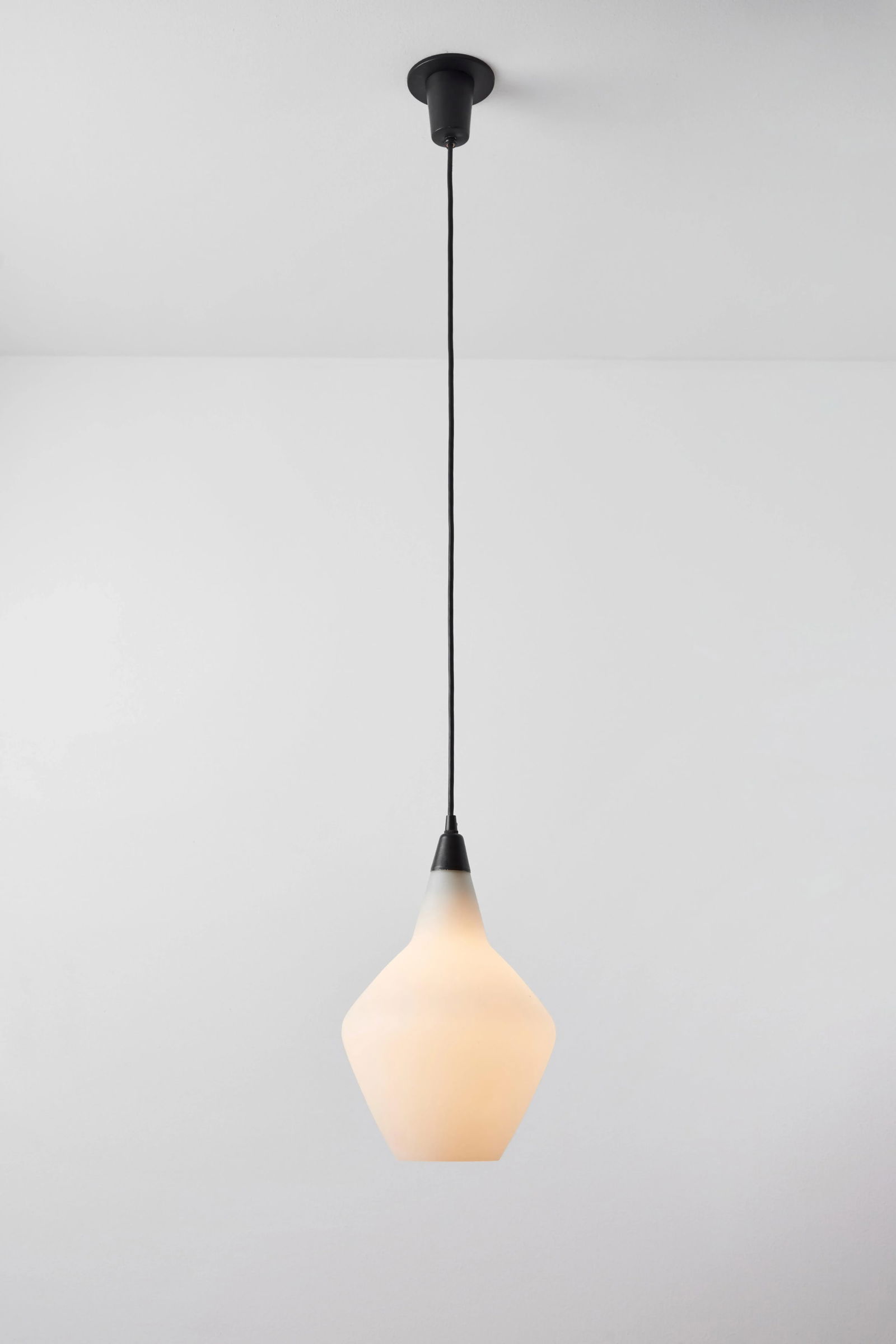 1950s Lisa Johansson-Pape Glass & Metal Ceiling Lamps - a Pair - 3